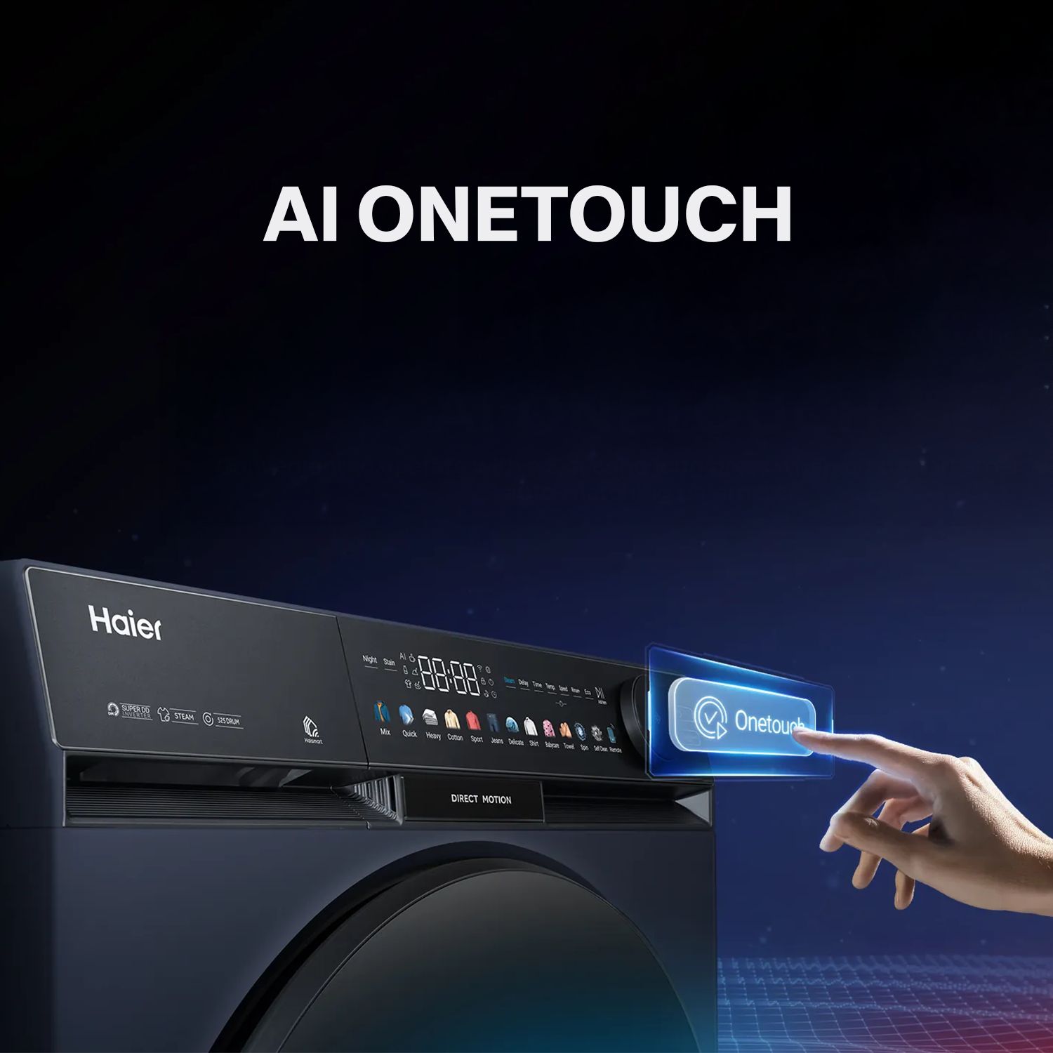 Haier 12 kg 5 Star Wi-Fi Inverter Fully Automatic Front Load Washing Machine (F9, HW120-DM14F9BKU1, Direct Motion Motor, Black) Haier 12 kg 5 Star Wi-Fi Inverter Fully Automatic Front Load Washing Machine (F9, HW120-DM14F9BKU1, Direct Motion Motor, Black)_18