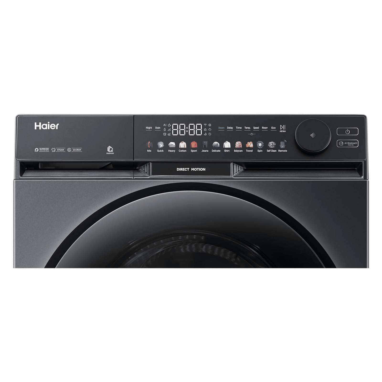 Haier 12 kg 5 Star Wi-Fi Inverter Fully Automatic Front Load Washing Machine (F9, HW120-DM14F9BKU1, Direct Motion Motor, Black) Haier 12 kg 5 Star Wi-Fi Inverter Fully Automatic Front Load Washing Machine (F9, HW120-DM14F9BKU1, Direct Motion Motor, Black)_8