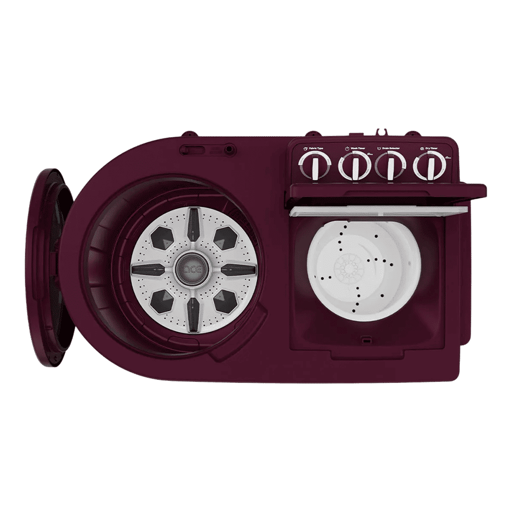 Whirlpool 8.5 kg 5 Star Semi Automatic Washing Machine with Turbo Dry Technology (30351, Wine Dazzle) Whirlpool 8.5 kg 5 Star Semi Automatic Washing Machine with Turbo Dry Technology (30351, Wine Dazzle)_9
