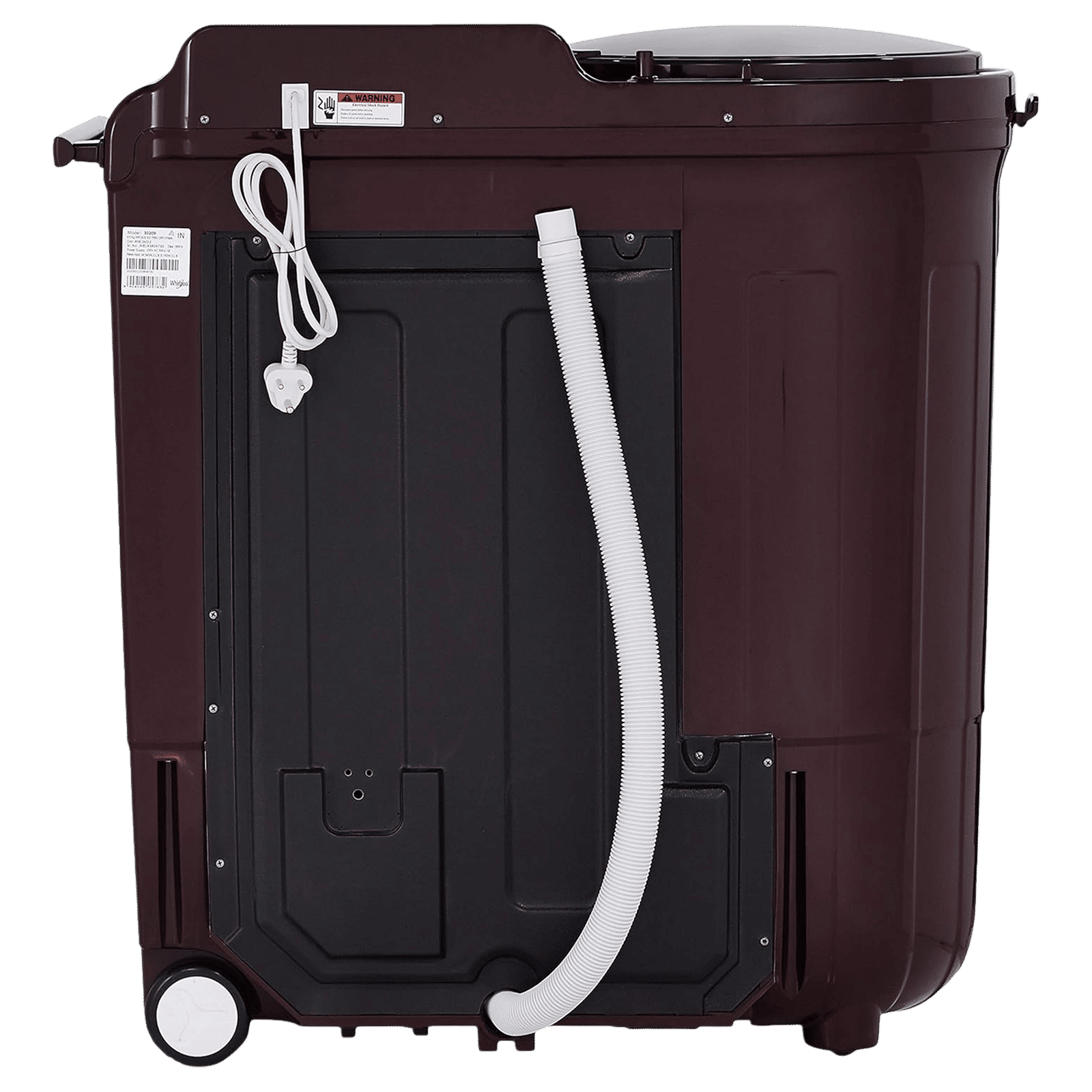 Whirlpool 8.5 kg 5 Star Semi Automatic Washing Machine with Turbo Dry Technology (30351, Wine Dazzle) Whirlpool 8.5 kg 5 Star Semi Automatic Washing Machine with Turbo Dry Technology (30351, Wine Dazzle)_10