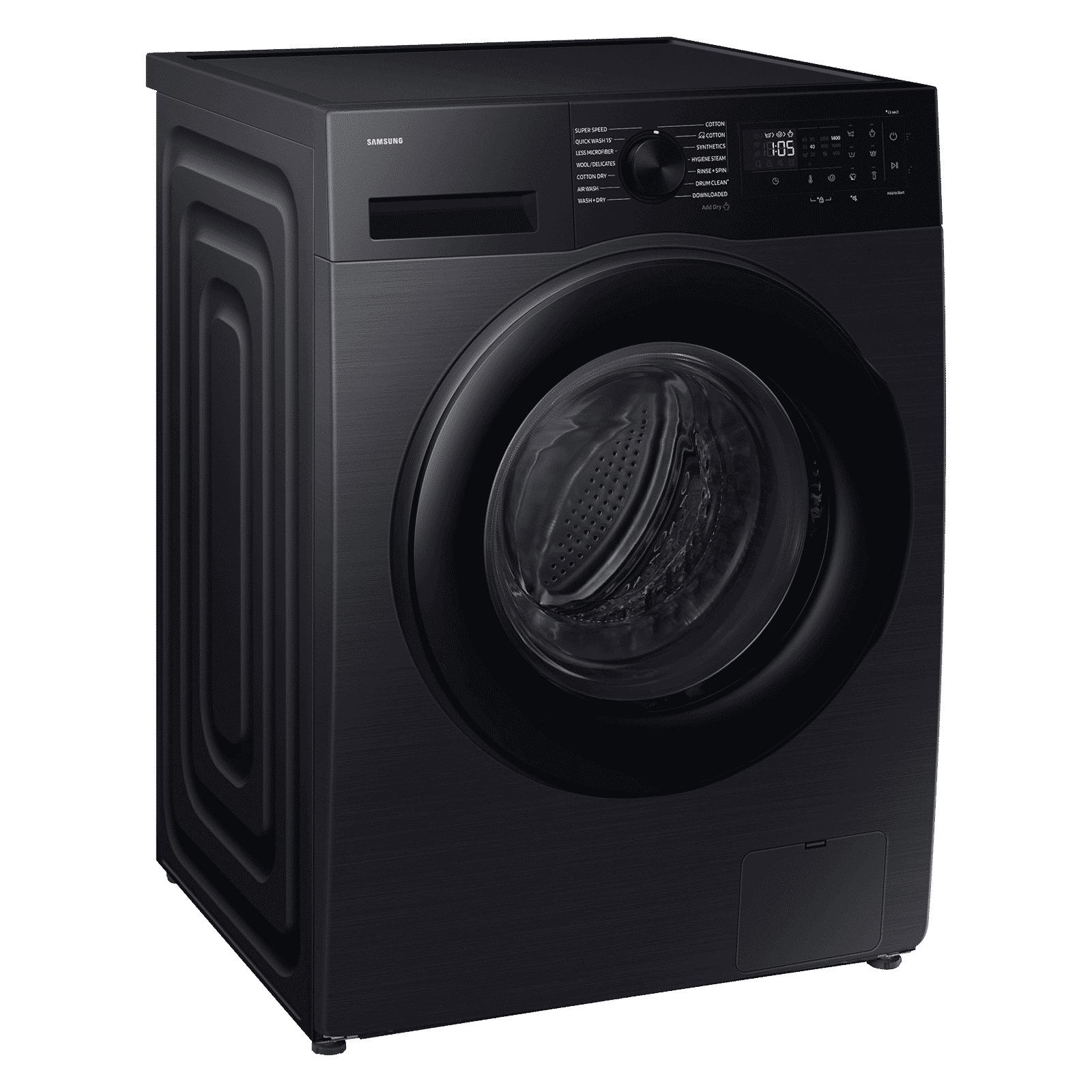SAMSUNG 12/7 kg 5 Star Wi-Fi Inverter Fully Automatic Front Load Washer Dryer (5 Series, WD12FG5B34BBTL, Hygiene Steam, Black) SAMSUNG 12/7 kg 5 Star Wi-Fi Inverter Fully Automatic Front Load Washer Dryer (5 Series, WD12FG5B34BBTL, Hygiene Steam, Black)_3