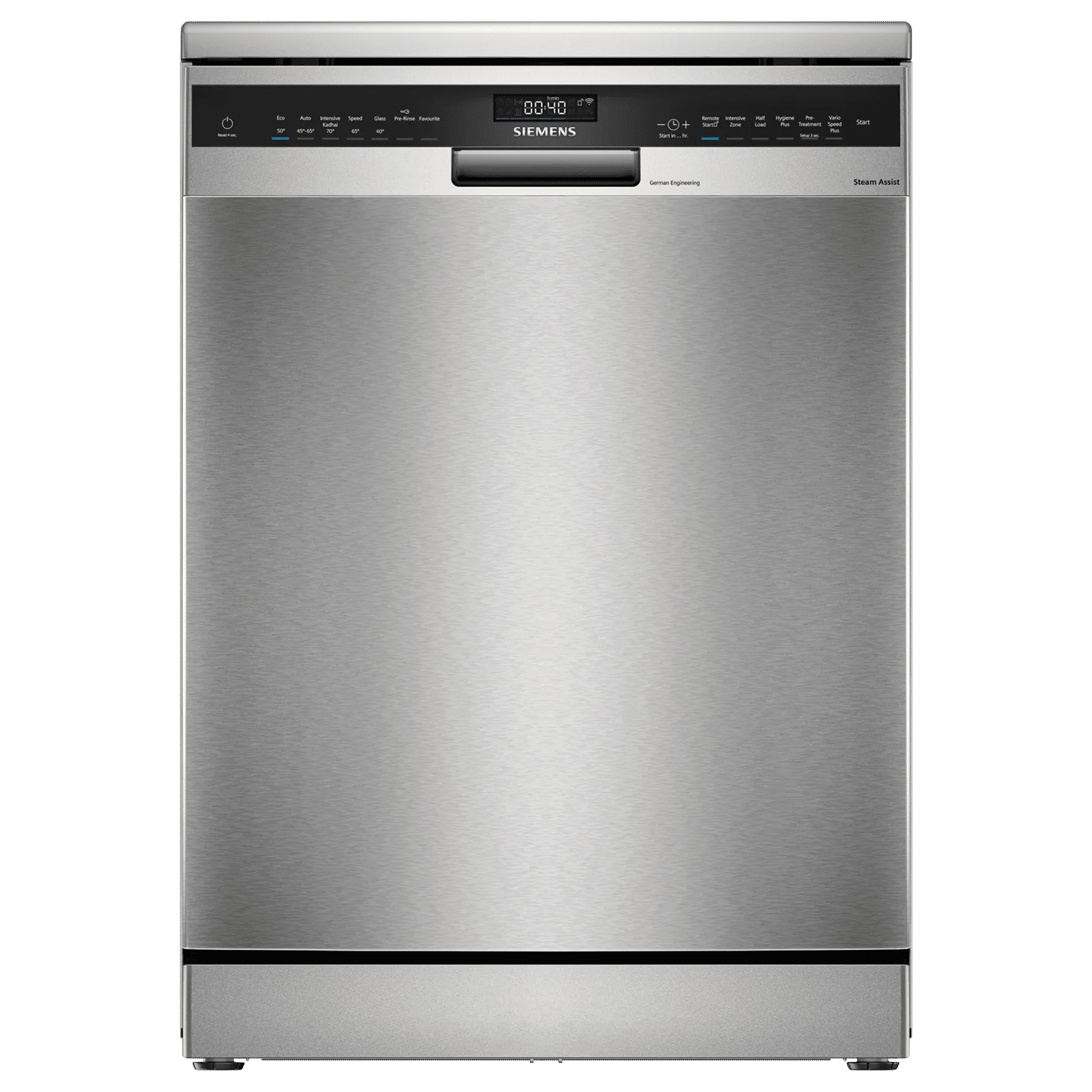 SIEMENS iQ500 16 Place Settings Free Standing Smart Dishwasher with Alexa & Google Assistant (Brushed Steel)_1