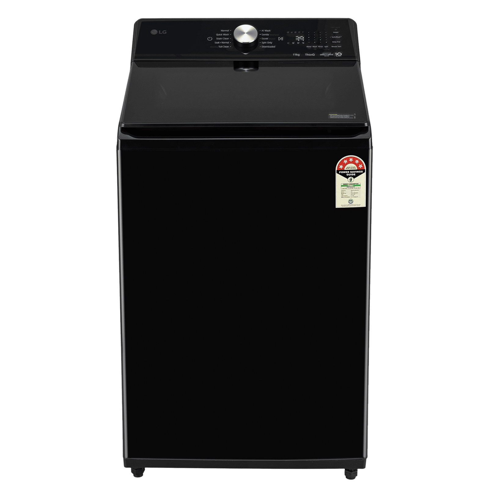 LG 11 kg 5 Star Wi-Fi Inverter Fully Automatic Top Load Washing Machine (TX Series, TX511SWO.ANBQEIL, AI Direct Drive, Onyx Black) LG 11 kg 5 Star Wi-Fi Inverter Fully Automatic Top Load Washing Machine (TX Series, TX511SWO.ANBQEIL, AI Direct Drive, Onyx Black)_1