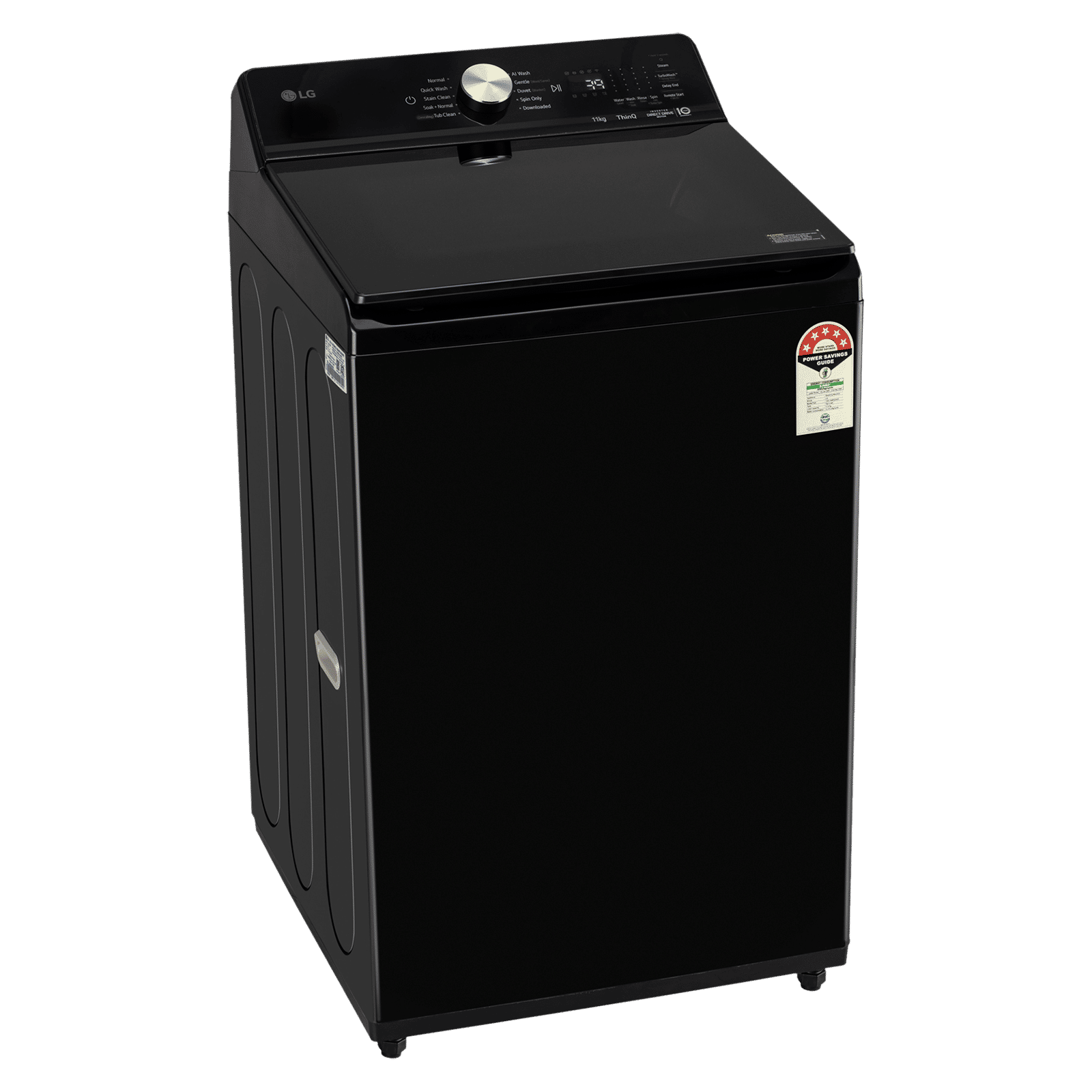 LG 11 kg 5 Star Wi-Fi Inverter Fully Automatic Top Load Washing Machine (TX Series, TX511SWO.ANBQEIL, AI Direct Drive, Onyx Black) LG 11 kg 5 Star Wi-Fi Inverter Fully Automatic Top Load Washing Machine (TX Series, TX511SWO.ANBQEIL, AI Direct Drive, Onyx Black)_5