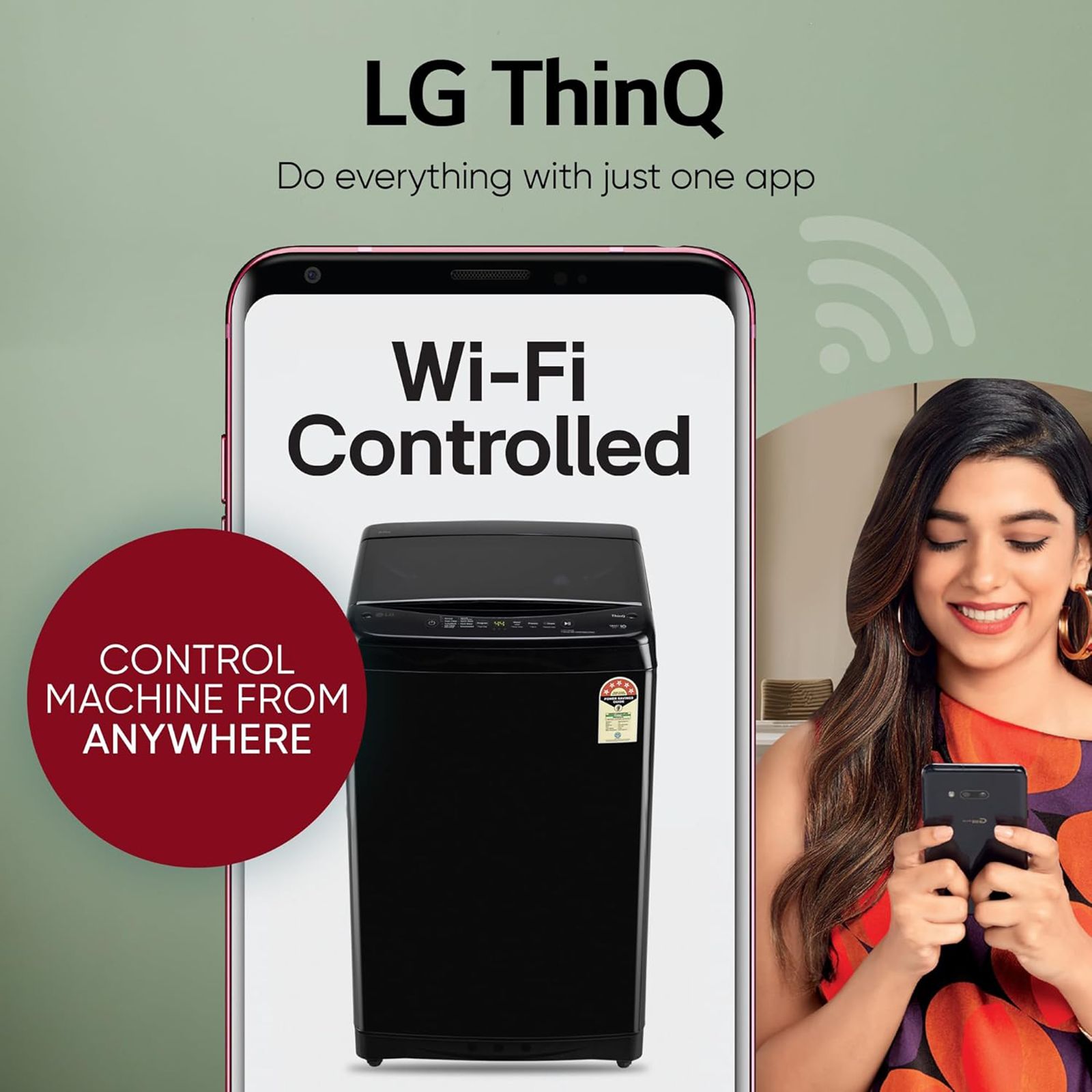 LG 8 kg 5 Star Wi-Fi Inverter Fully Automatic Top Load Washing Machine (T80V4OB1S.ANBQEIL, In-Built Heater, Onyx Black) LG 8 kg 5 Star Wi-Fi Inverter Fully Automatic Top Load Washing Machine (T80V4OB1S.ANBQEIL, In-Built Heater, Onyx Black)_16