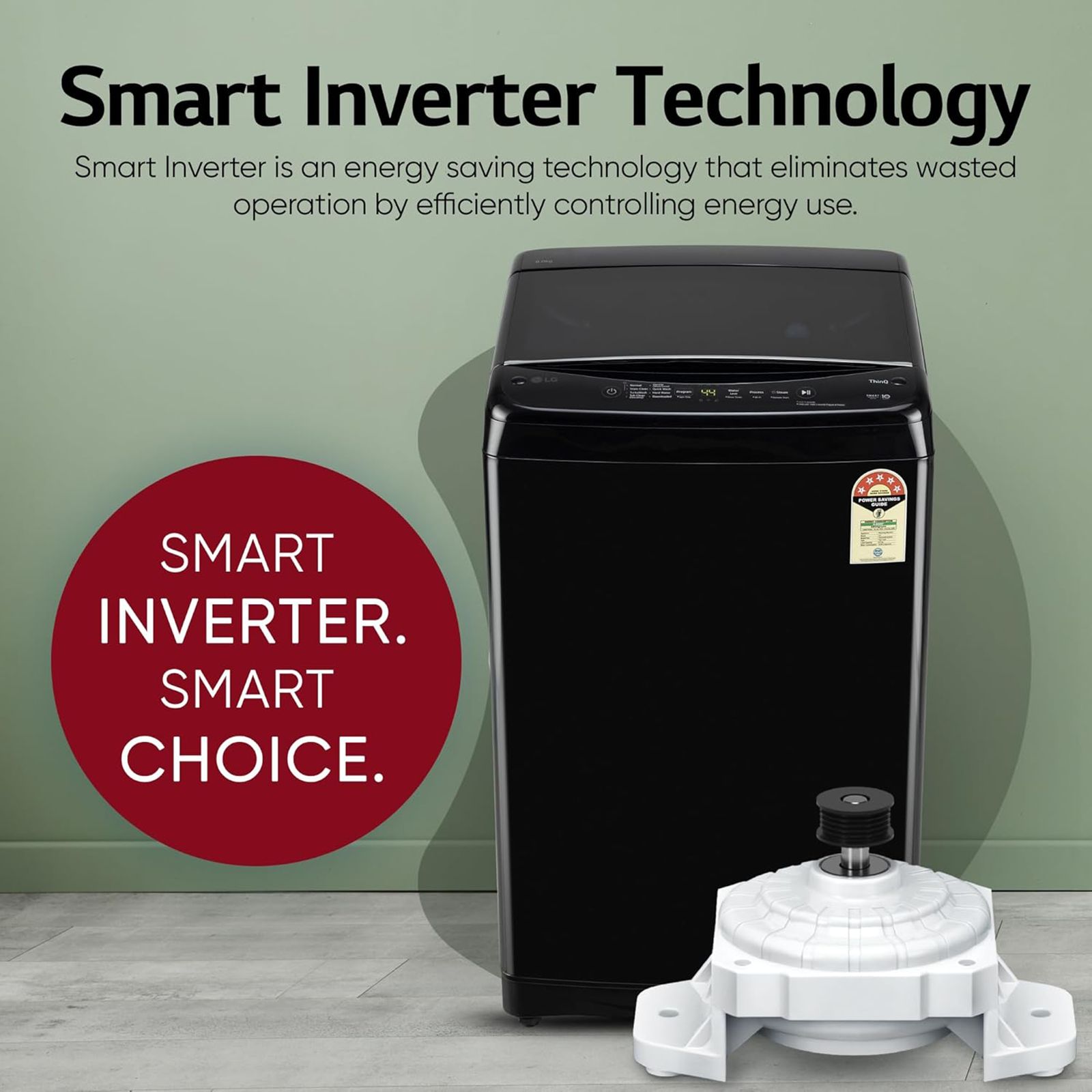 LG 8 kg 5 Star Wi-Fi Inverter Fully Automatic Top Load Washing Machine (T80V4OB1S.ANBQEIL, In-Built Heater, Onyx Black) LG 8 kg 5 Star Wi-Fi Inverter Fully Automatic Top Load Washing Machine (T80V4OB1S.ANBQEIL, In-Built Heater, Onyx Black)_17