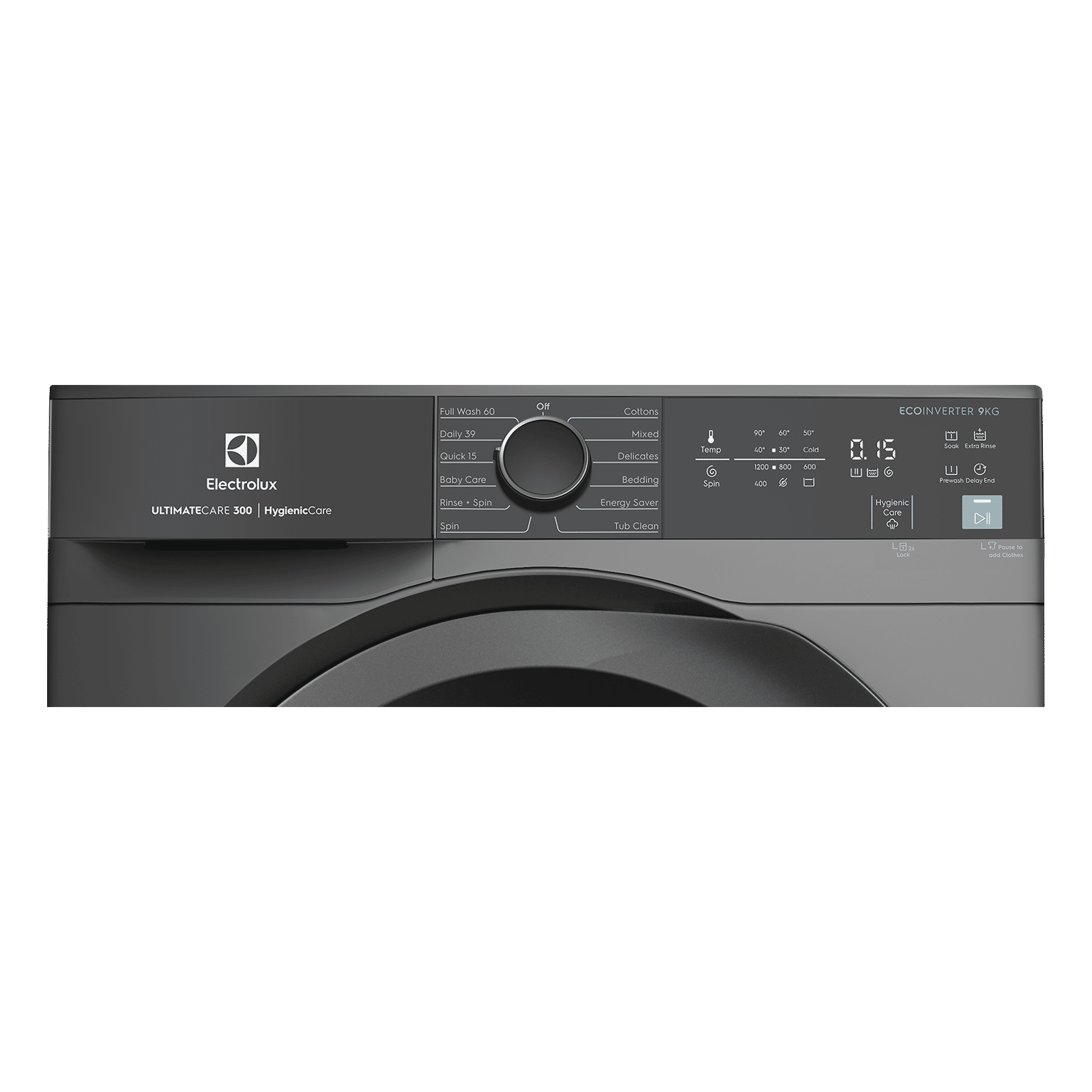 Electrolux 9 kg 5 Star Inverter Fully Automatic Front Load Washing Machine (UltimateCare 300, EWF9024M3SB, HygienicCare, Dark Silver)_5