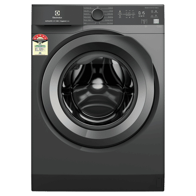 Electrolux 10 kg 5 Star Inverter Fully Automatic Front Load Washing Machine (UltimateCare 300, EWF1024M3SB, HygienicCare, Dark Silver)