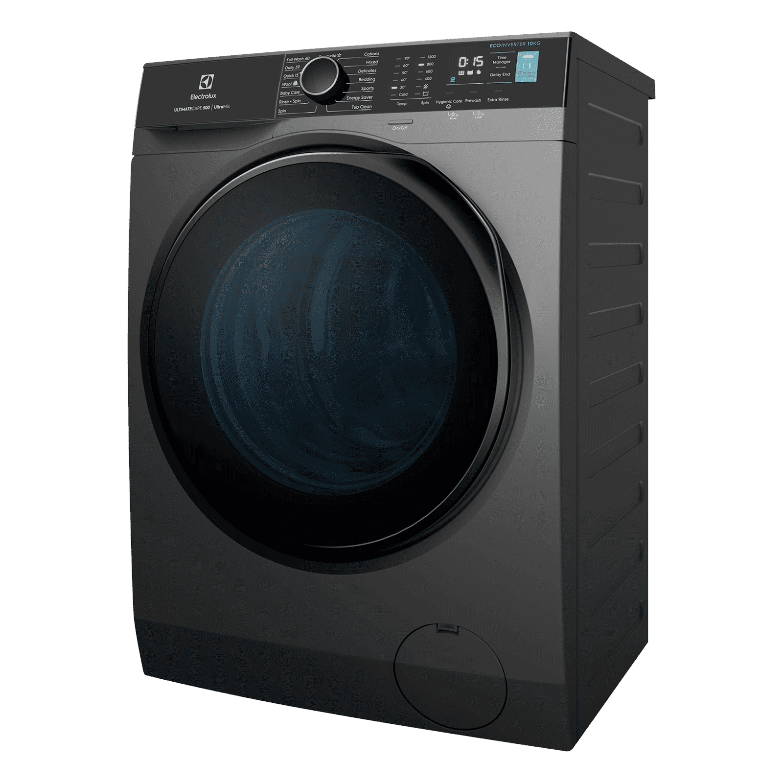 Electrolux 10 kg 5 Star Inverter Fully Automatic Front Load Washing Machine (UltimateCare 500, EWF1024R5SB, Woolmark Approved Cycle, Dark Silver)_4