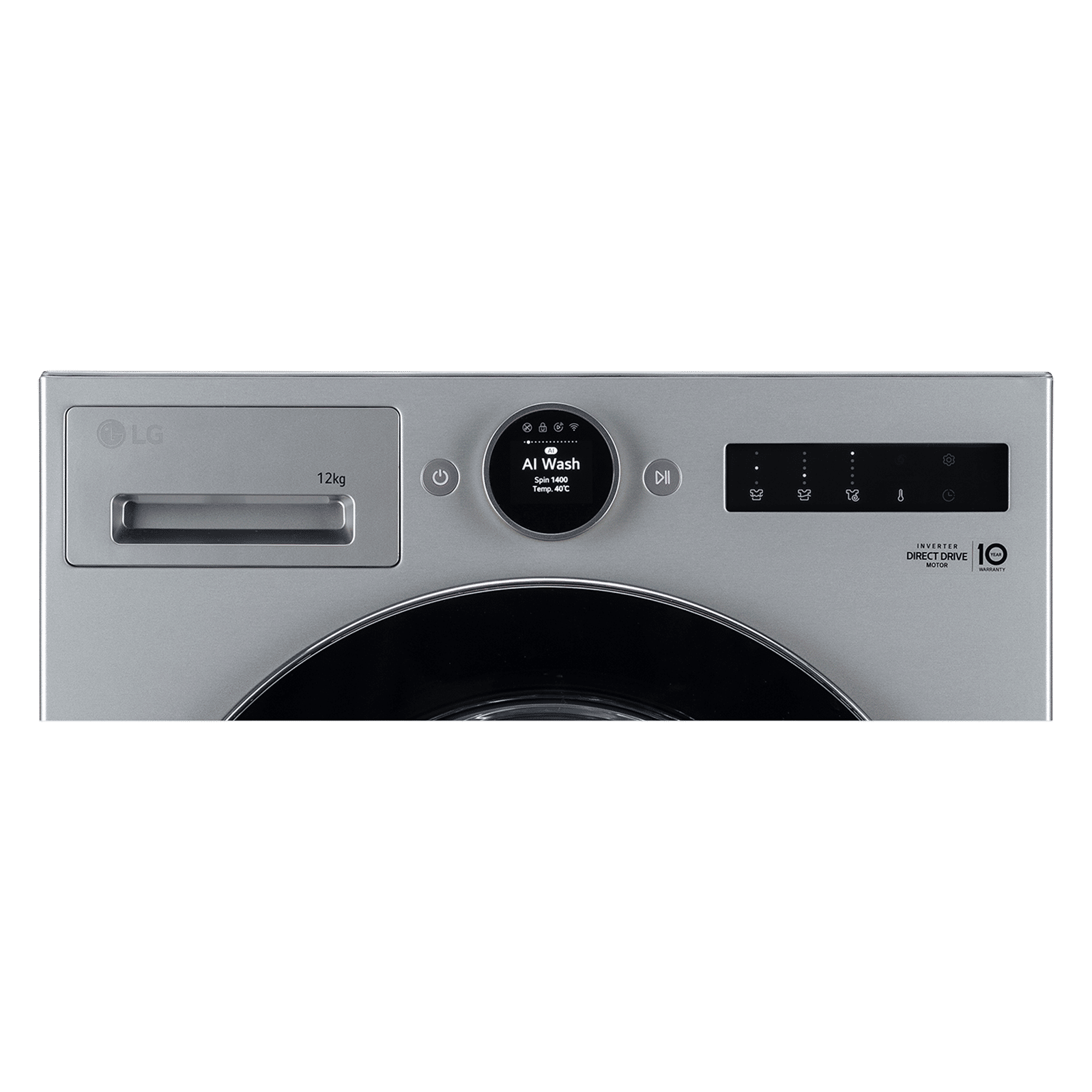 LG 12 kg 5 Star Wi-Fi Fully Automatic Front Load Washing Machine (VX Series, FX1412N9S.AESQEIL, AI Direct Drive, Essence Silver) LG 12 kg 5 Star Wi-Fi Fully Automatic Front Load Washing Machine (VX Series, FX1412N9S.AESQEIL, AI Direct Drive, Essence Silver)_5