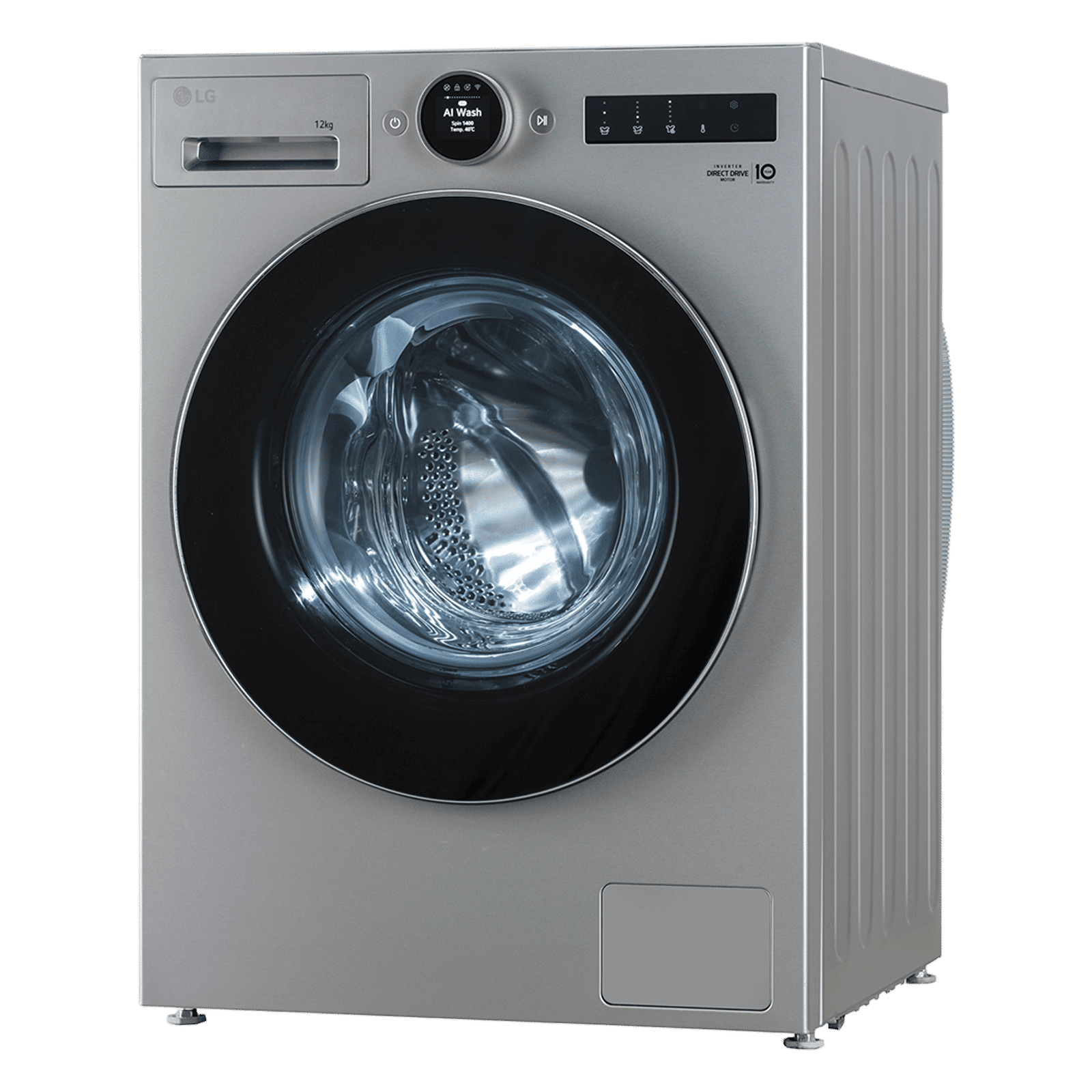 LG 12 kg 5 Star Wi-Fi Fully Automatic Front Load Washing Machine (VX Series, FX1412N9S.AESQEIL, AI Direct Drive, Essence Silver) LG 12 kg 5 Star Wi-Fi Fully Automatic Front Load Washing Machine (VX Series, FX1412N9S.AESQEIL, AI Direct Drive, Essence Silver)_7
