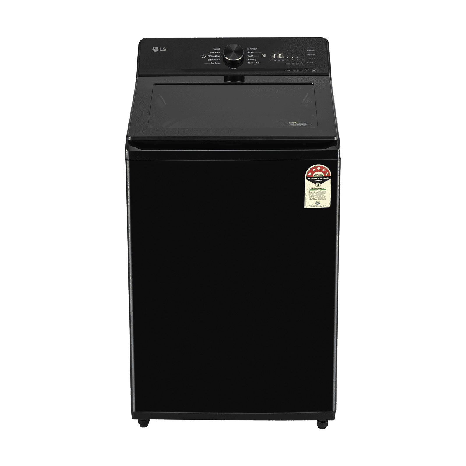 LG 11 kg 5 Star Wi-Fi Inverter Fully Automatic Top Load Washing Machine ( TX Series, TX511SWO, 6 Motion Direct Drive, Onyx Black)_1