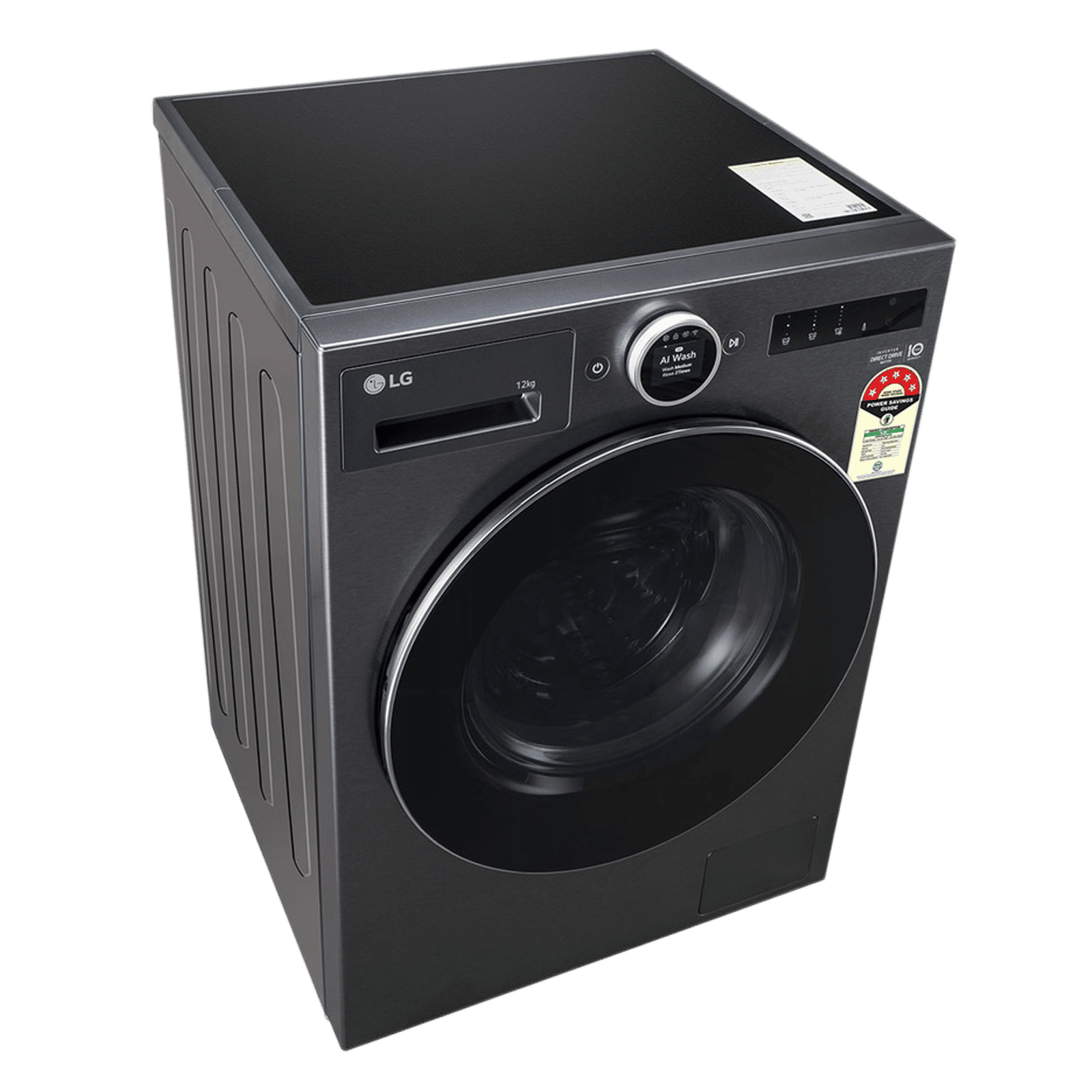 LG 12 kg 5 Star Wi-Fi Inverter Fully Automatic Front Load Washing Machine (VX Series, FX1412A9K, AI Direct Drive 2.0, Essence Black) LG 12 kg 5 Star Wi-Fi Inverter Fully Automatic Front Load Washing Machine (VX Series, FX1412A9K, AI Direct Drive 2.0, Essence Black)_9