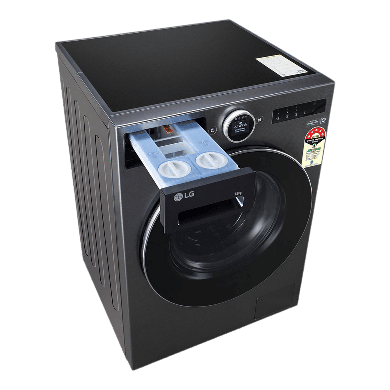 LG 12 kg 5 Star Wi-Fi Inverter Fully Automatic Front Load Washing Machine (VX Series, FX1412A9K, AI Direct Drive 2.0, Essence Black) LG 12 kg 5 Star Wi-Fi Inverter Fully Automatic Front Load Washing Machine (VX Series, FX1412A9K, AI Direct Drive 2.0, Essence Black)_10