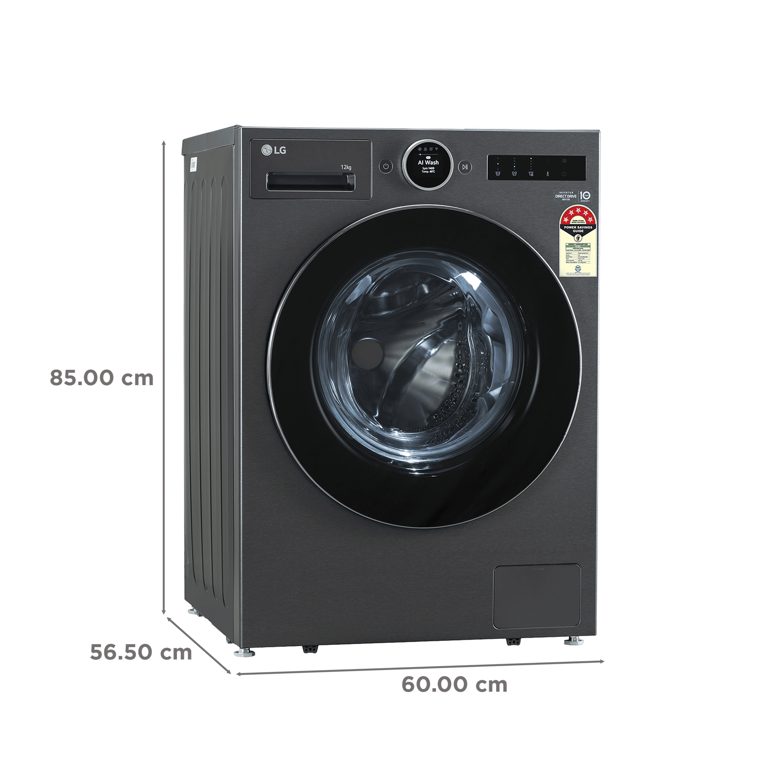 LG 12 kg 5 Star Wi-Fi Inverter Fully Automatic Front Load Washing Machine (VX Series, FX1412A9K, AI Direct Drive 2.0, Essence Black) LG 12 kg 5 Star Wi-Fi Inverter Fully Automatic Front Load Washing Machine (VX Series, FX1412A9K, AI Direct Drive 2.0, Essence Black)_3