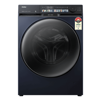 Haier 10 kg 5 Star Wi-Fi Fully Automatic Front Load Washing Machine (F9P, HW100-DM14F9PBKU1, Direct Motion Motor, Black)
