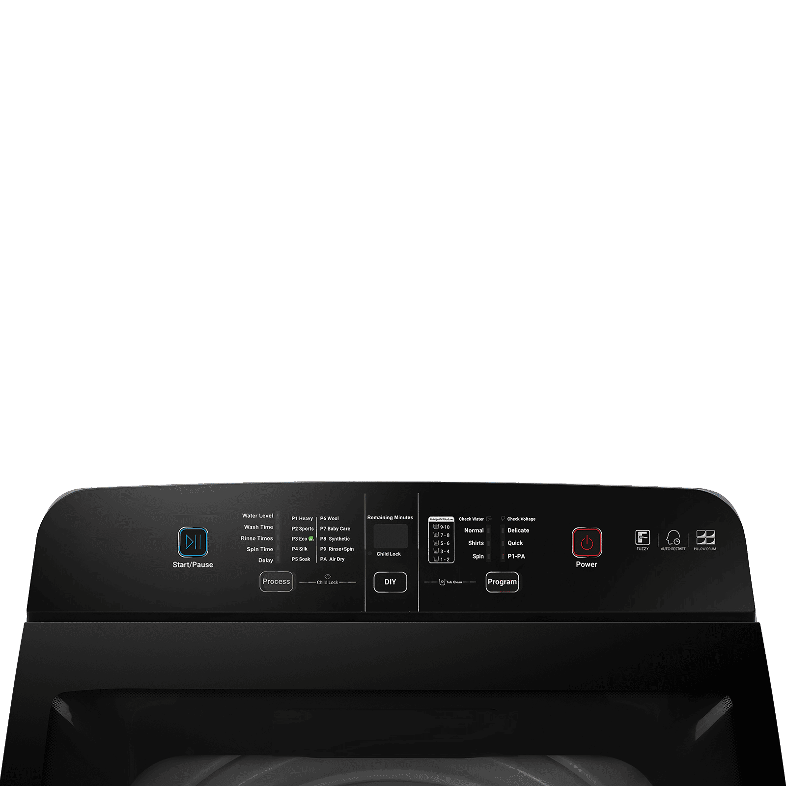 Haier 8 kg 5 Star Fully Automatic Top Load Washing Machine (678, HWM80-678BK, Child Lock, Black) Haier 8 kg 5 Star Fully Automatic Top Load Washing Machine (678, HWM80-678BK, Child Lock, Black)_9