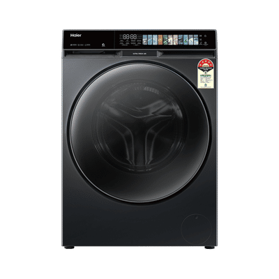 Haier 12 kg 5 Star Wi-Fi Inverter Fully Automatic Front Load Washing Machine (F11, HW120-DM14F11BKU1, Direct Motion Motor, Black)