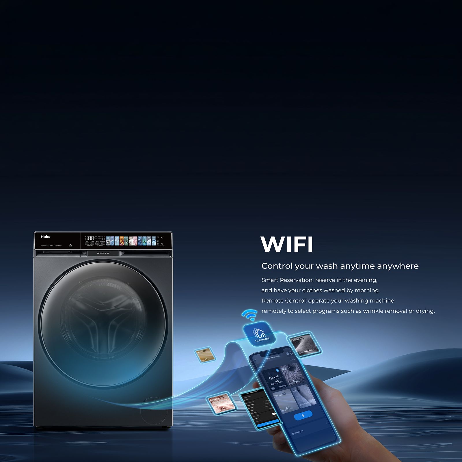 Haier 12 kg 5 Star Wi-Fi Inverter Fully Automatic Front Load Washing Machine (F11, HW120-DM14F11BKU1, Direct Motion Motor, Black) Haier 12 kg 5 Star Wi-Fi Inverter Fully Automatic Front Load Washing Machine (F11, HW120-DM14F11BKU1, Direct Motion Motor, Black)_12