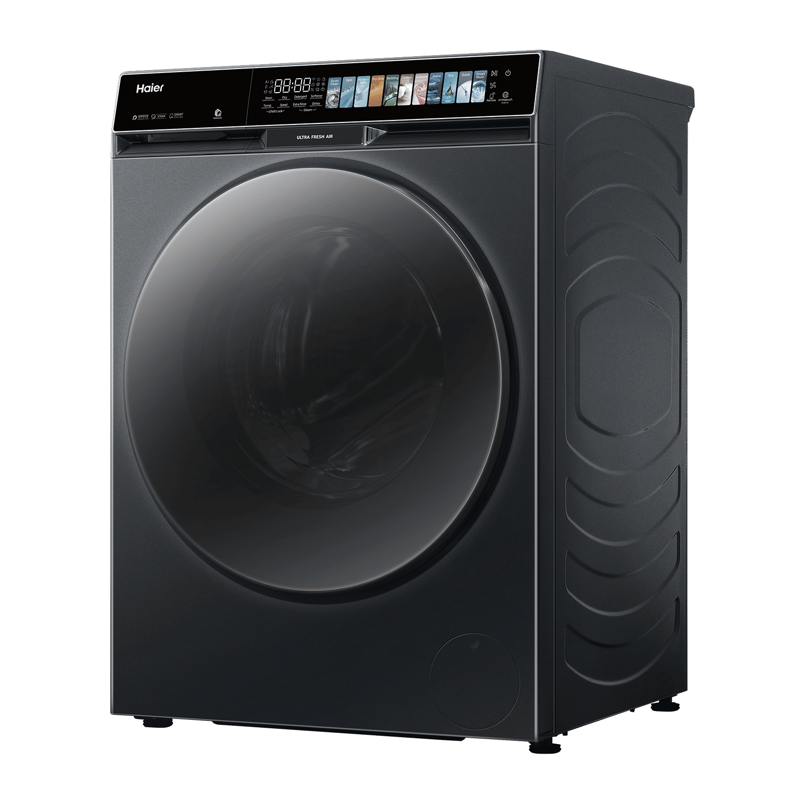 Haier 12 kg 5 Star Wi-Fi Inverter Fully Automatic Front Load Washing Machine (F11, HW120-DM14F11BKU1, Direct Motion Motor, Black) Haier 12 kg 5 Star Wi-Fi Inverter Fully Automatic Front Load Washing Machine (F11, HW120-DM14F11BKU1, Direct Motion Motor, Black)_4