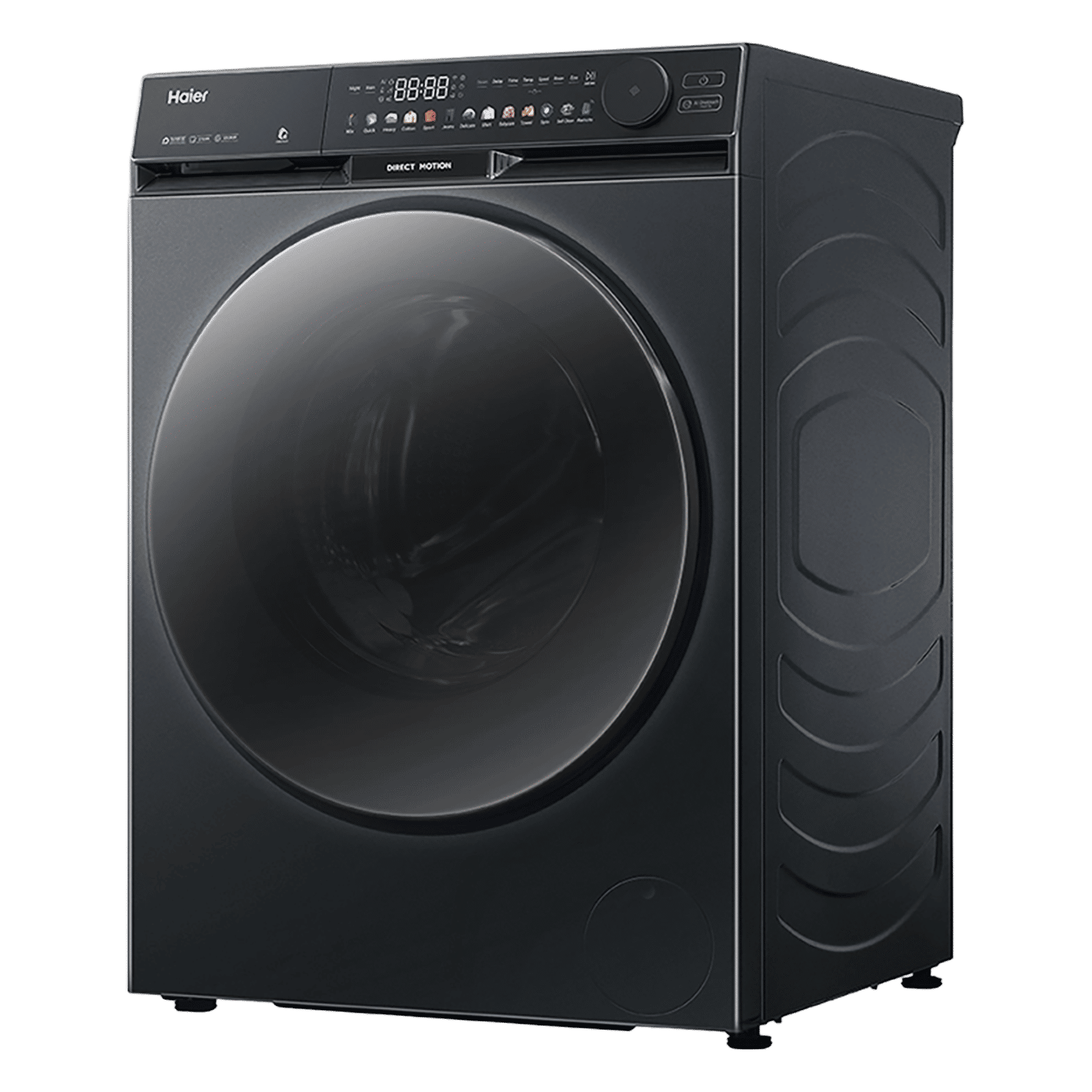Haier 10 kg 5 Star Wi-Fi Fully Automatic Front Load Washing Machine (F9B, HW100-DM14F9BKU1, Direct Motion Motor, Black) Haier 10 kg 5 Star Wi-Fi Fully Automatic Front Load Washing Machine (F9B, HW100-DM14F9BKU1, Direct Motion Motor, Black)_5