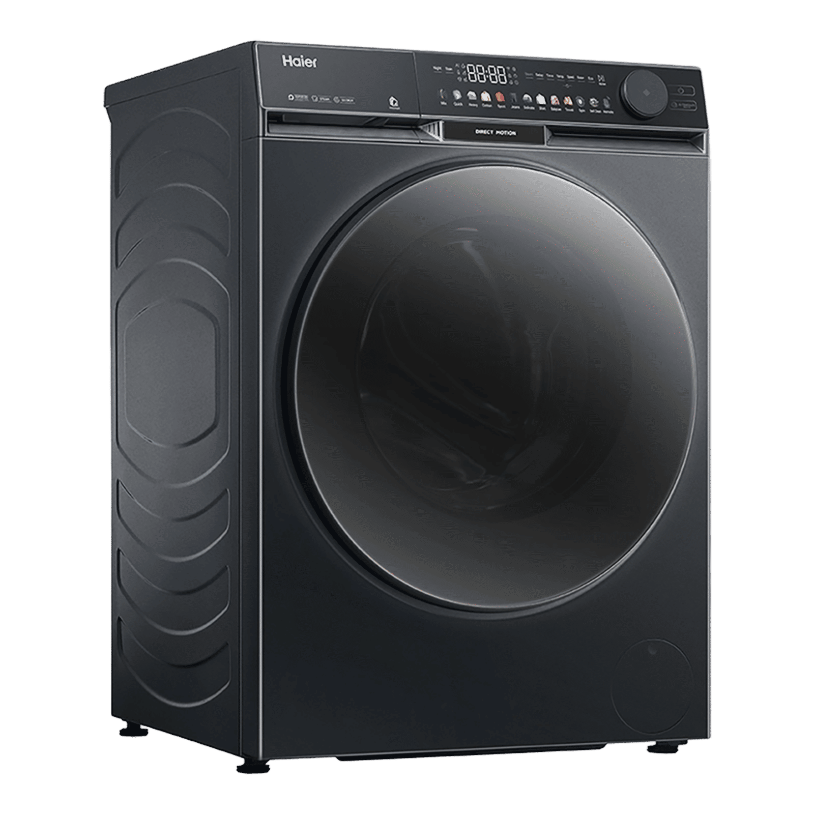 Haier 10 kg 5 Star Wi-Fi Fully Automatic Front Load Washing Machine (F9B, HW100-DM14F9BKU1, Direct Motion Motor, Black) Haier 10 kg 5 Star Wi-Fi Fully Automatic Front Load Washing Machine (F9B, HW100-DM14F9BKU1, Direct Motion Motor, Black)_6