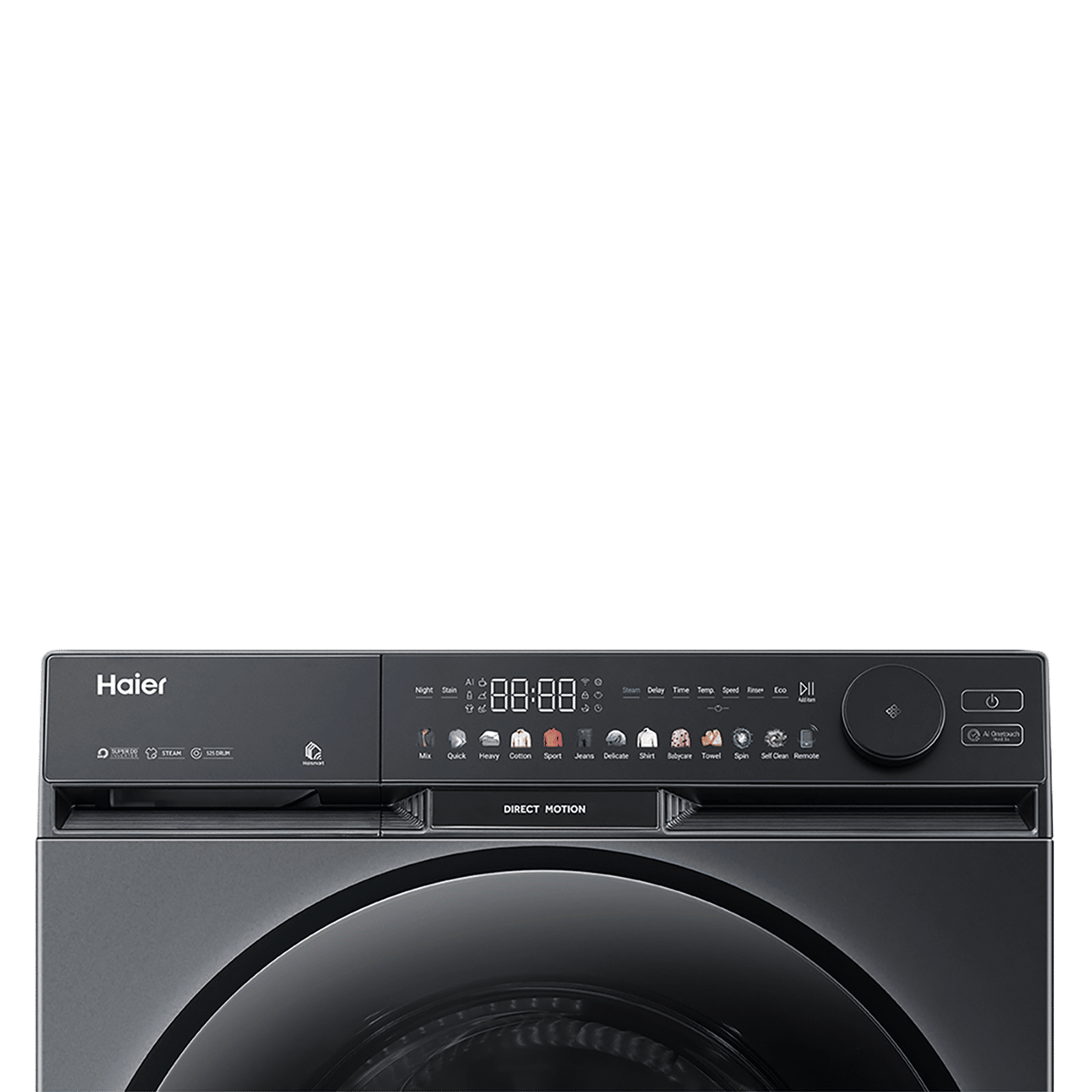 Haier 10 kg 5 Star Wi-Fi Fully Automatic Front Load Washing Machine (F9B, HW100-DM14F9BKU1, Direct Motion Motor, Black) Haier 10 kg 5 Star Wi-Fi Fully Automatic Front Load Washing Machine (F9B, HW100-DM14F9BKU1, Direct Motion Motor, Black)_9