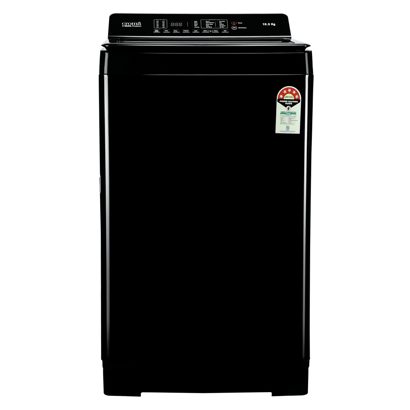 Croma 10 kg 5 Star Fully Automatic Top Load Washing Machine (Aqua Reserve, Neel Black) Croma 10 kg 5 Star Fully Automatic Top Load Washing Machine (Aqua Reserve, Neel Black)_1