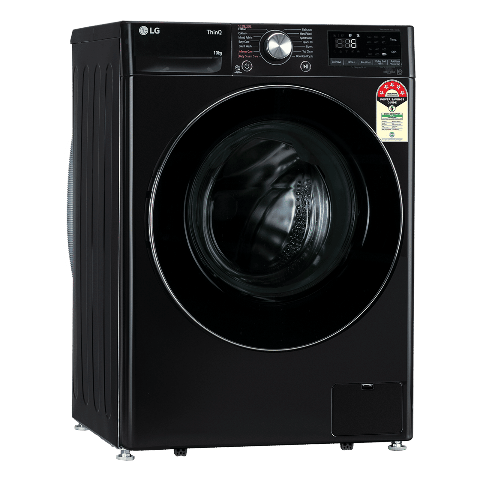 LG 10 kg 5 Star Wi-Fi Fully Automatic Front Load Washing Machine (Vivace Premium, FHP1210Z6O.ANBQEIL, AI Direct Drive, Onyx Black) LG 10 kg 5 Star Wi-Fi Fully Automatic Front Load Washing Machine (Vivace Premium, FHP1210Z6O.ANBQEIL, AI Direct Drive, Onyx Black)_5