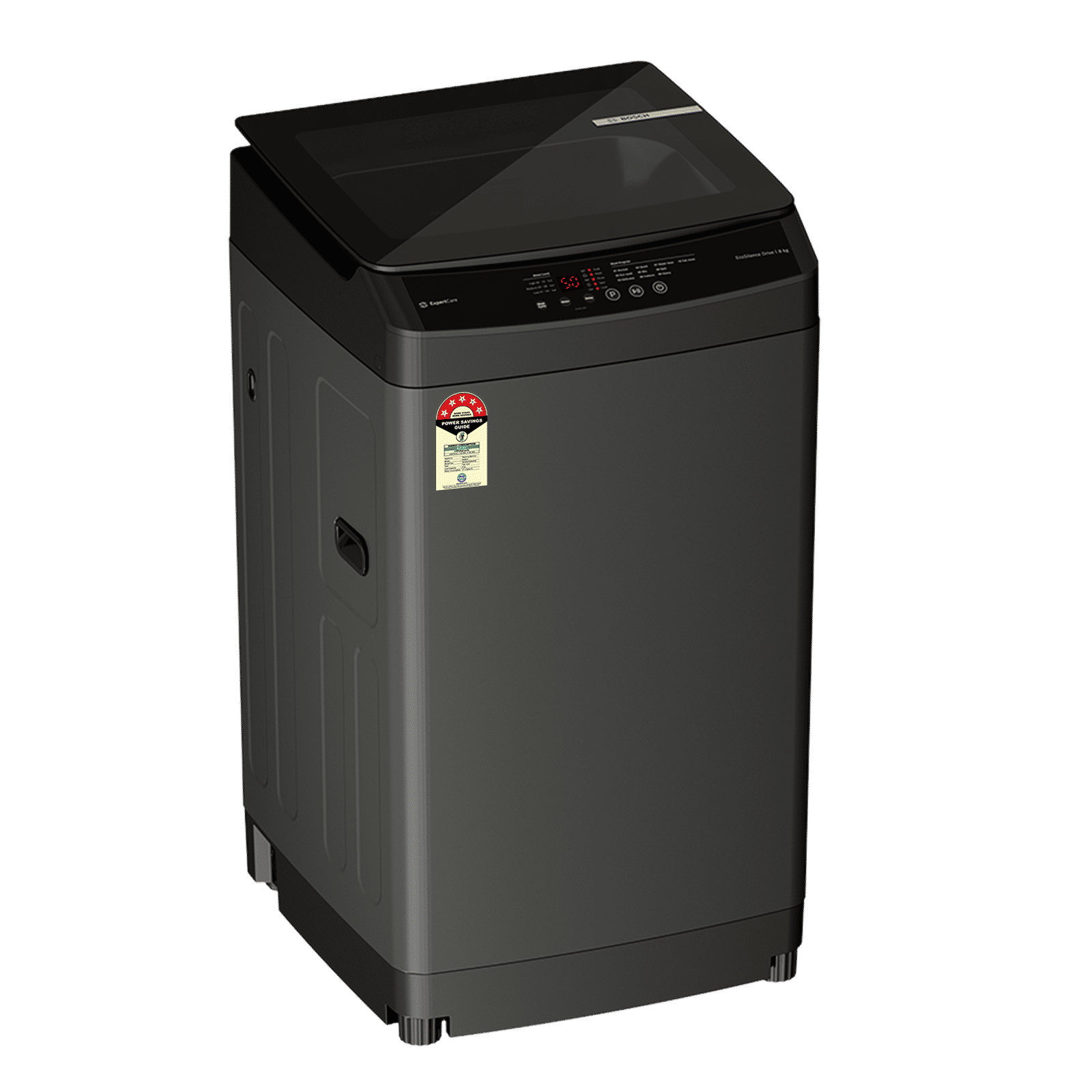 BOSCH 8 kg 5 Star Fully Automatic Top Load Washing Machine (Series 2, WOE80AG0IN, EcoSilence Drive, Black) BOSCH 8 kg 5 Star Fully Automatic Top Load Washing Machine (Series 2, WOE80AG0IN, EcoSilence Drive, Black)_1