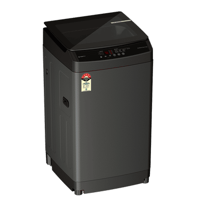 BOSCH 8 kg 5 Star Fully Automatic Top Load Washing Machine (Series 2, WOE80AG0IN, EcoSilence Drive, Black)