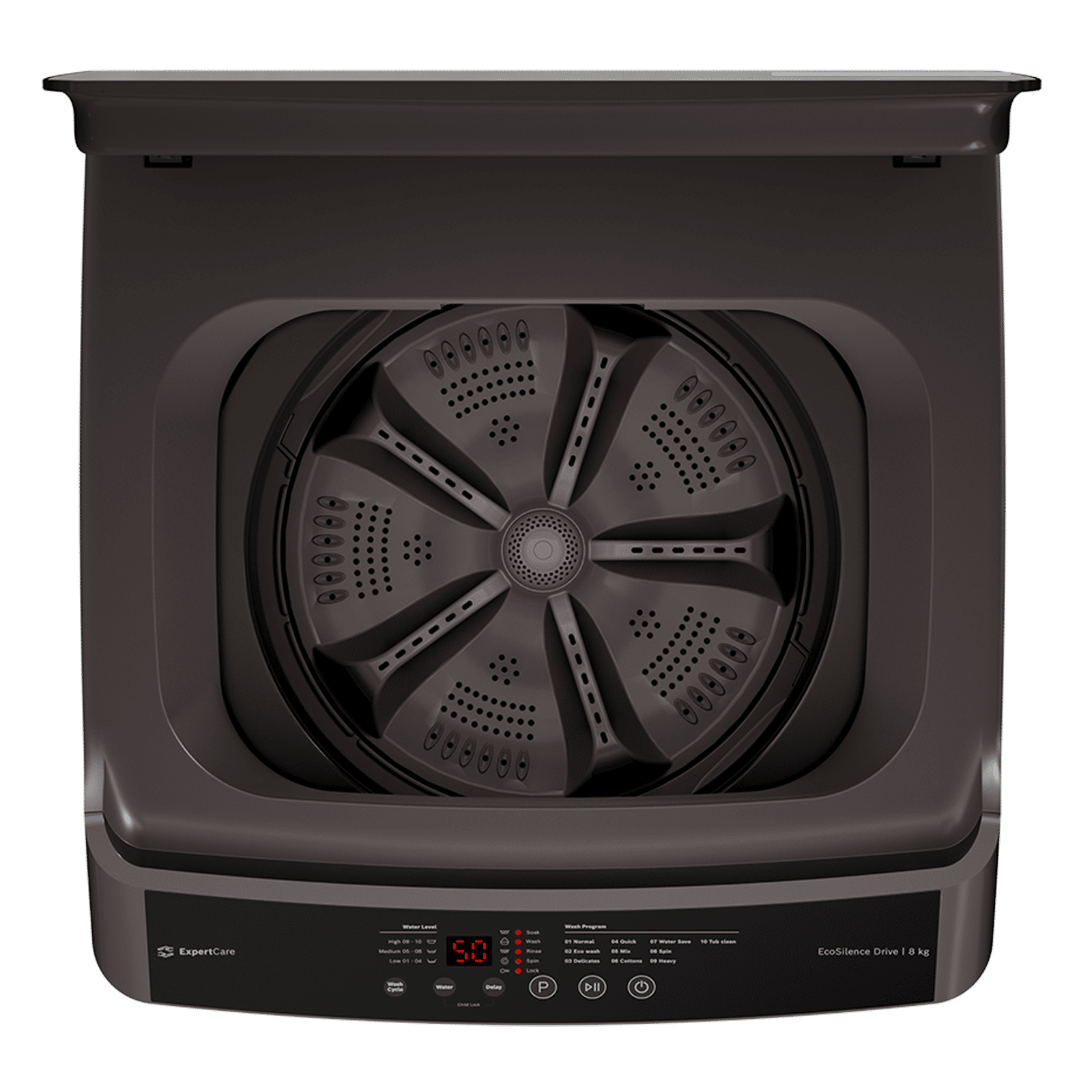 BOSCH 8 kg 5 Star Fully Automatic Top Load Washing Machine (Series 2, WOE80AG0IN, EcoSilence Drive, Black) BOSCH 8 kg 5 Star Fully Automatic Top Load Washing Machine (Series 2, WOE80AG0IN, EcoSilence Drive, Black)_4