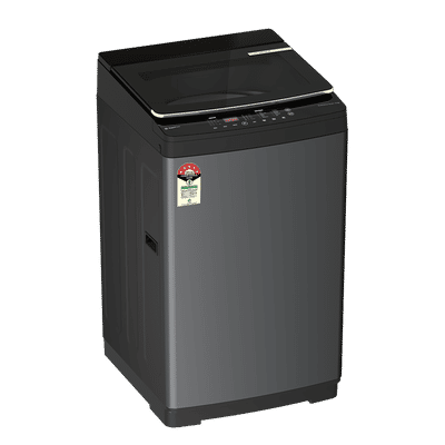 BOSCH 9 kg 5 Star Fully Automatic Top Load Washing Machine (Series 2, WOE90DV0IN, EcoSilence Drive, Black)