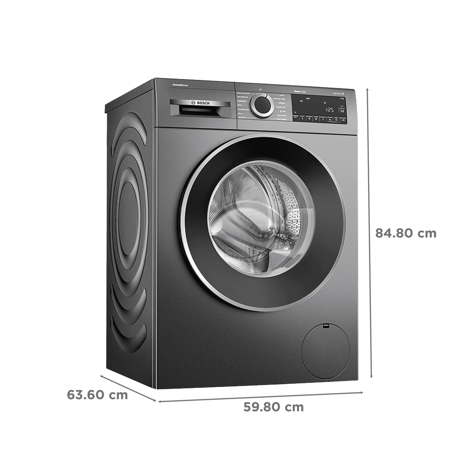BOSCH 10 kg 5 Star Fully Automatic Front Load Washing Machine (Series 6, WGA254IRIN, EcoSilence Drive, Cast Iron Grey) BOSCH 10 kg 5 Star Fully Automatic Front Load Washing Machine (Series 6, WGA254IRIN, EcoSilence Drive, Cast Iron Grey)_3