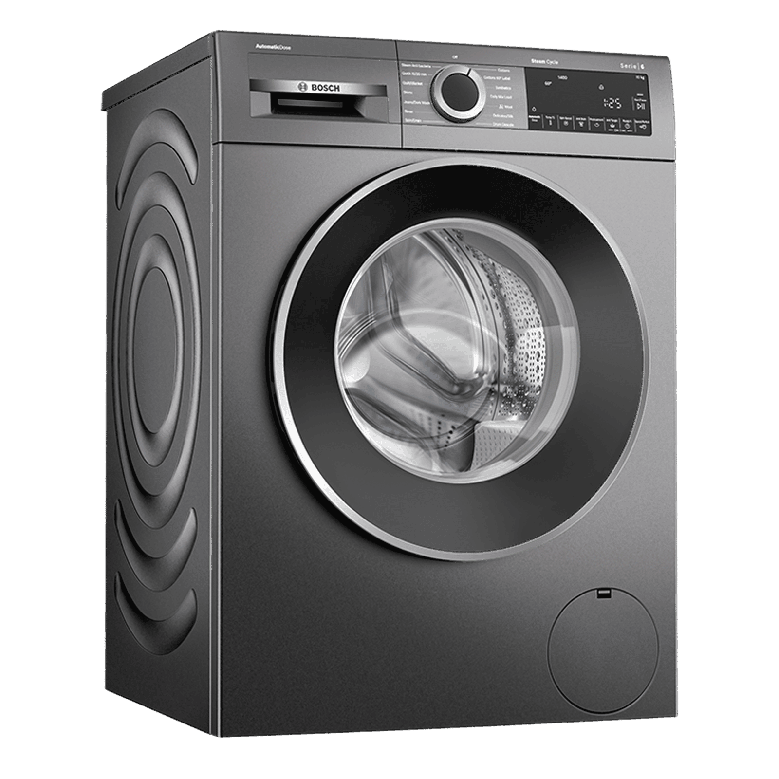 BOSCH 10 kg 5 Star Fully Automatic Front Load Washing Machine (Series 6, WGA254IRIN, EcoSilence Drive, Cast Iron Grey)_4