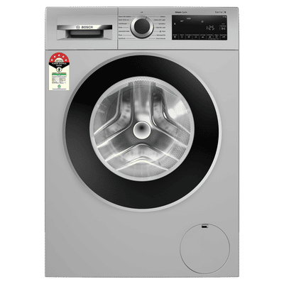 BOSCH 12 kg 5 Star Fully Automatic Front Load Washing Machine (Series 6, WGA2740SIN, EcoSilence Drive, Silver)