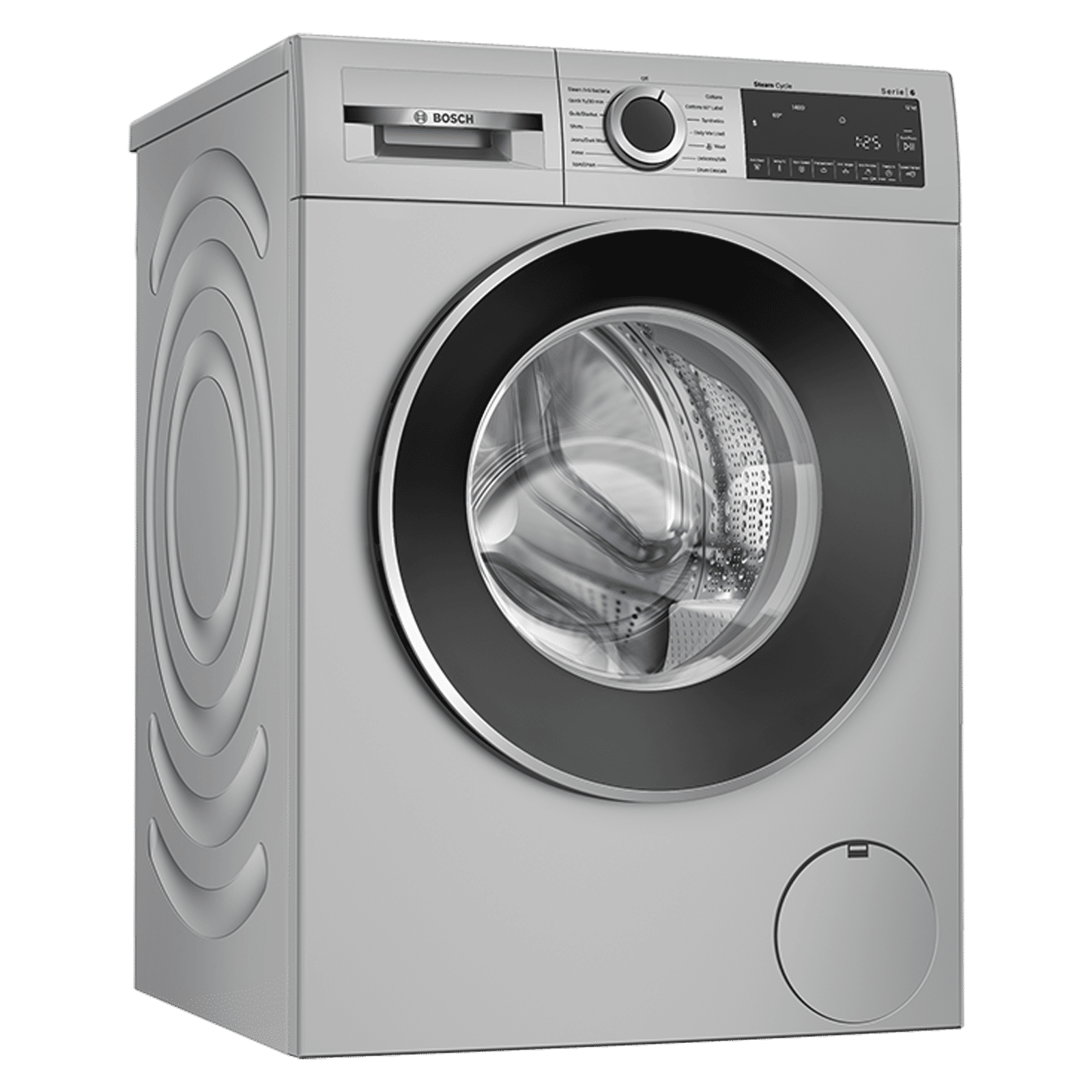 BOSCH 12 kg 5 Star Fully Automatic Front Load Washing Machine (Series 6, WGA2740SIN, EcoSilence Drive, Silver)_4