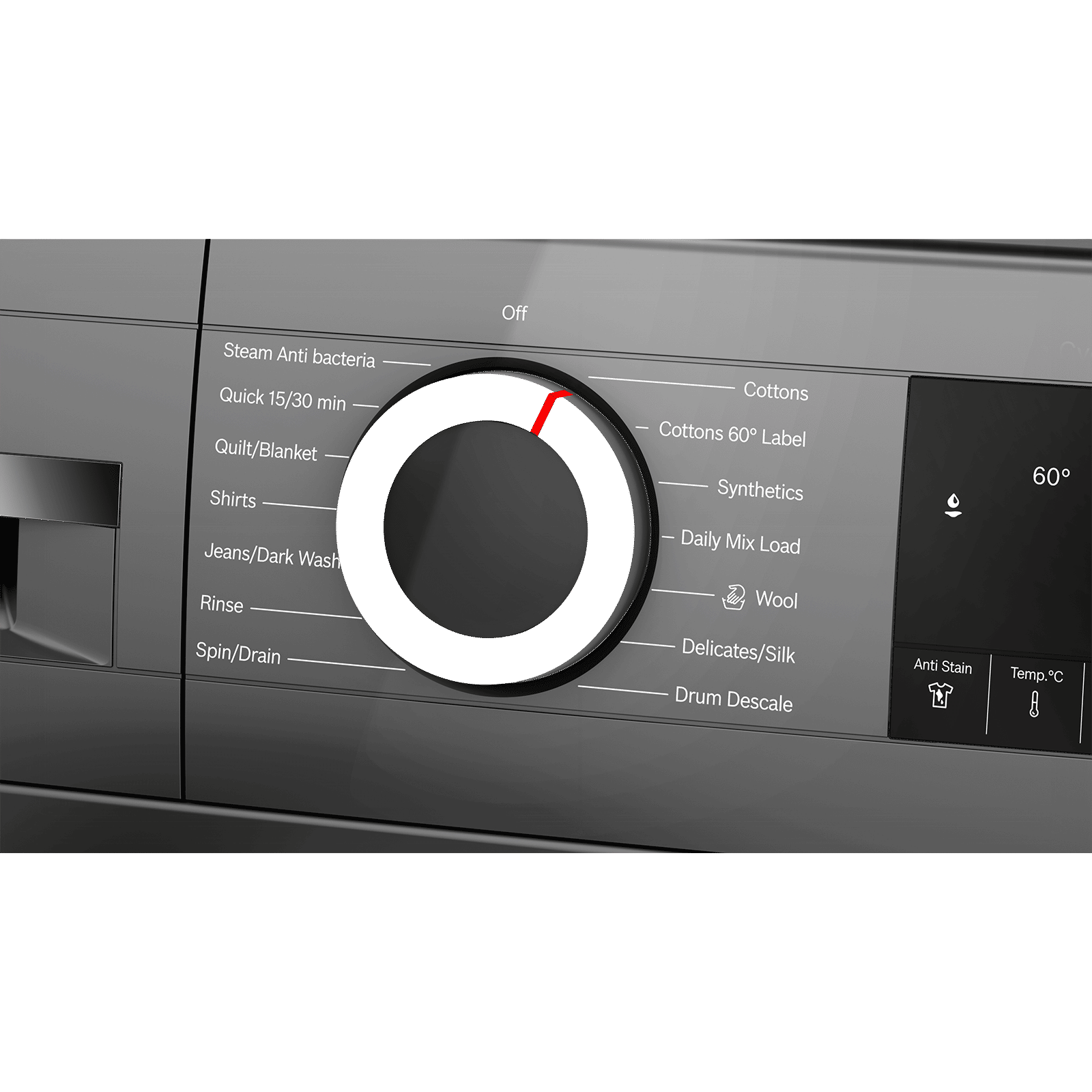 BOSCH 12 kg 5 Star Fully Automatic Front Load Washing Machine (Series 6, WGA2740RIN, EcoSilence Drive, Silver)_3