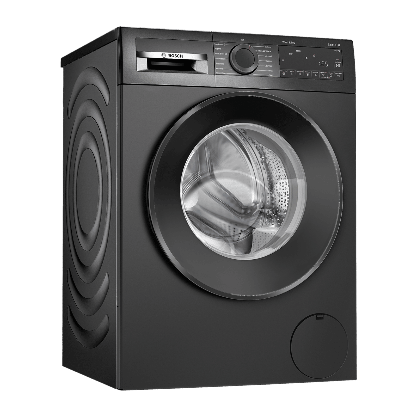 Bosch 12/7 kg Fully Automatic Front Load Washer Dryer (Series 6, WNA2740RIN, EcoSilence Drive, Cast Iron Grey) Bosch 12/7 kg Fully Automatic Front Load Washer Dryer (Series 6, WNA2740RIN, EcoSilence Drive, Cast Iron Grey)_3