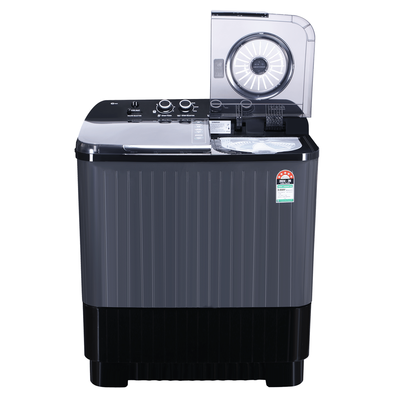 Croma 12 kg 5 Star Semi Automatic Washing Machine with Pulsator Technology (Dark Grey) Croma 12 kg 5 Star Semi Automatic Washing Machine with Pulsator Technology (Dark Grey)_10