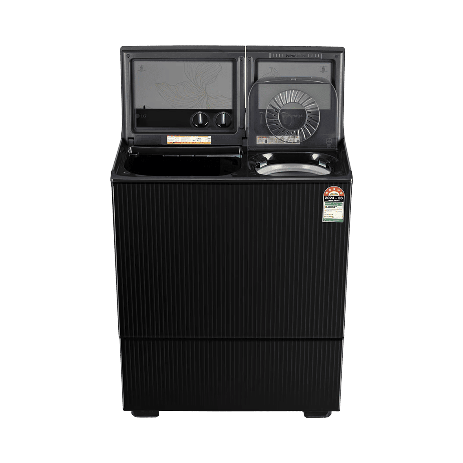 LG 9 kg 5 Star Semi Automatic Washing Machine with Wind Jet Dry+ Technology (Armstrong 2 (AX), PX900H9SO4Z, Onyx Black) LG 9 kg 5 Star Semi Automatic Washing Machine with Wind Jet Dry+ Technology (Armstrong 2 (AX), PX900H9SO4Z, Onyx Black)_7