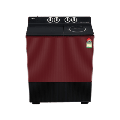 LG 11 kg 5 Star Semi Automatic Washing Machine with Wind Jet Dry (Armstrong 2 (AX), PX110B3SD2Z, Burgundy)