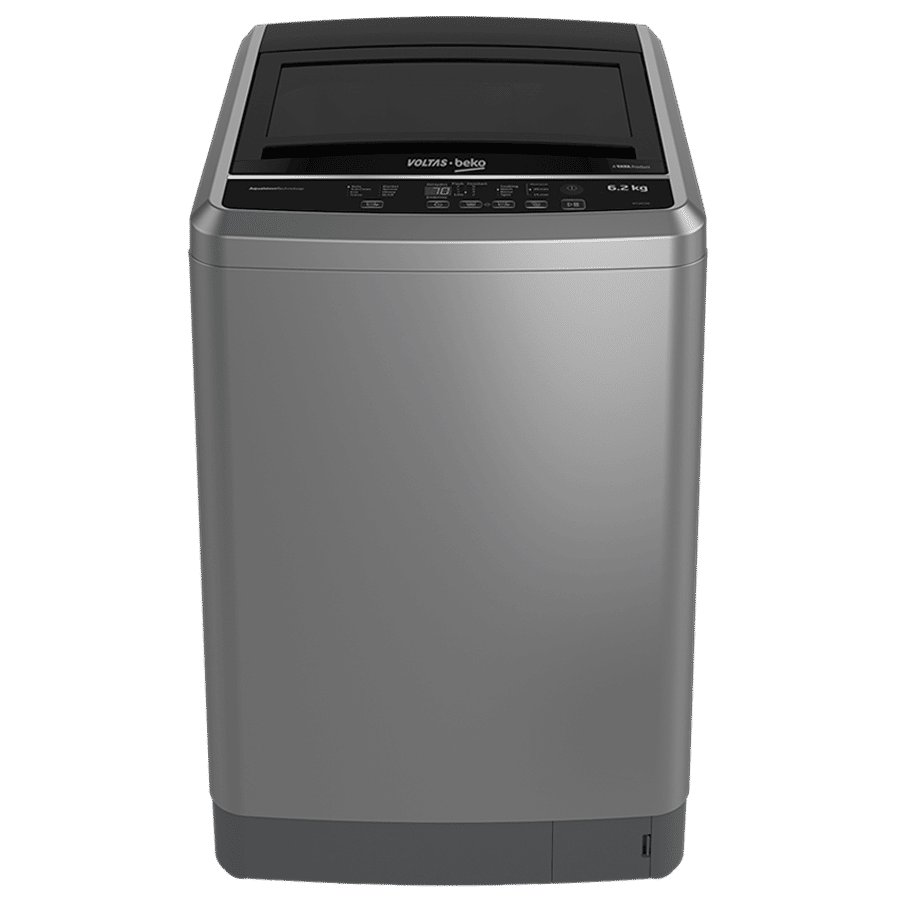 Voltas Beko 6.2 kg Fully Automatic Top Load Washing Machine (WTL62G, GentleWave Technology, Grey) Voltas Beko 6.2 kg Fully Automatic Top Load Washing Machine (WTL62G, GentleWave Technology, Grey)_1