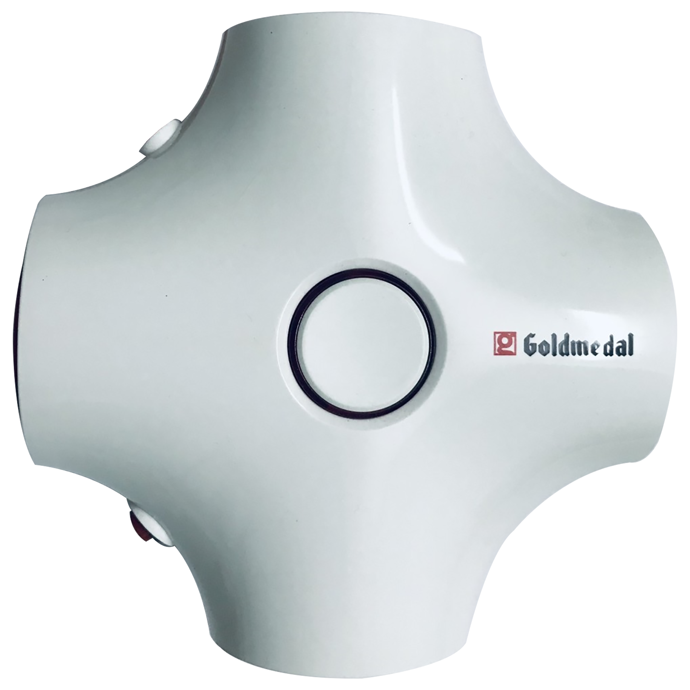 Goldmedal Curve Plus 10 Amp 4 Sockets Spike Guard With Individual Switch 2 Meters (LED Indicator, 205108, White/Red)_1