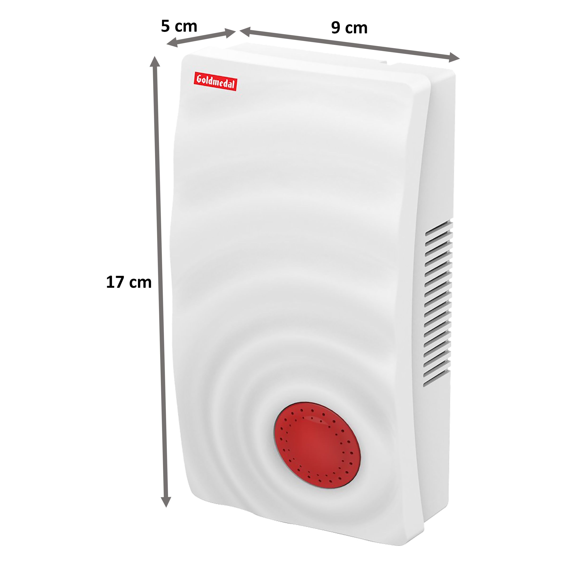 Goldmedal Curve Plus Ocean Door Bell (Stereophonic, 203048, White/Red) Goldmedal Curve Plus Ocean Door Bell (Stereophonic, 203048, White/Red)_2