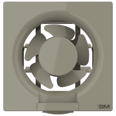 GM Eco Air 150mm Exhaust Fan (Thermal Overload Protector, Ivory)