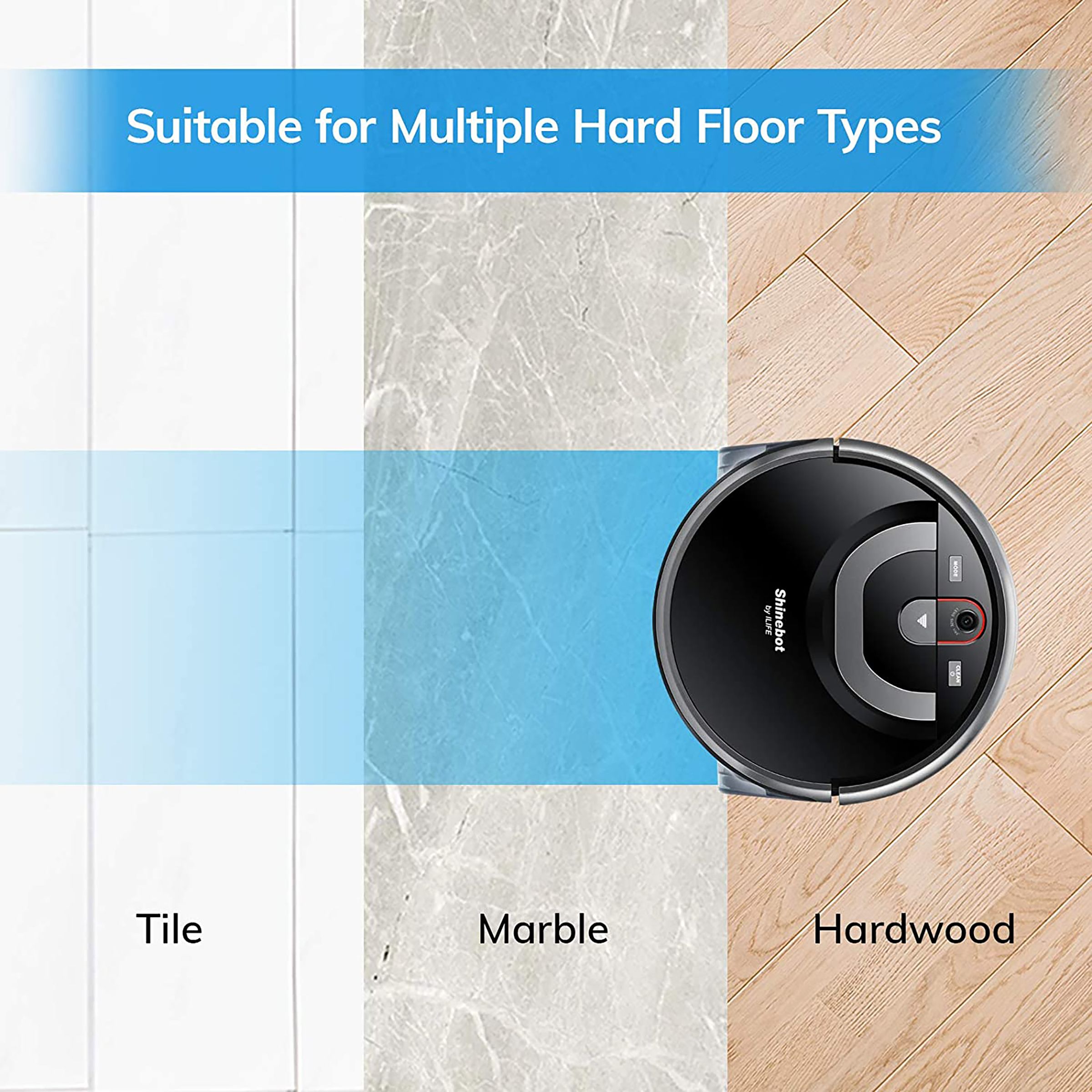 ILIFE Robotic Vacuum Cleaner (W450, Black) ILIFE Robotic Vacuum Cleaner (W450, Black)_7