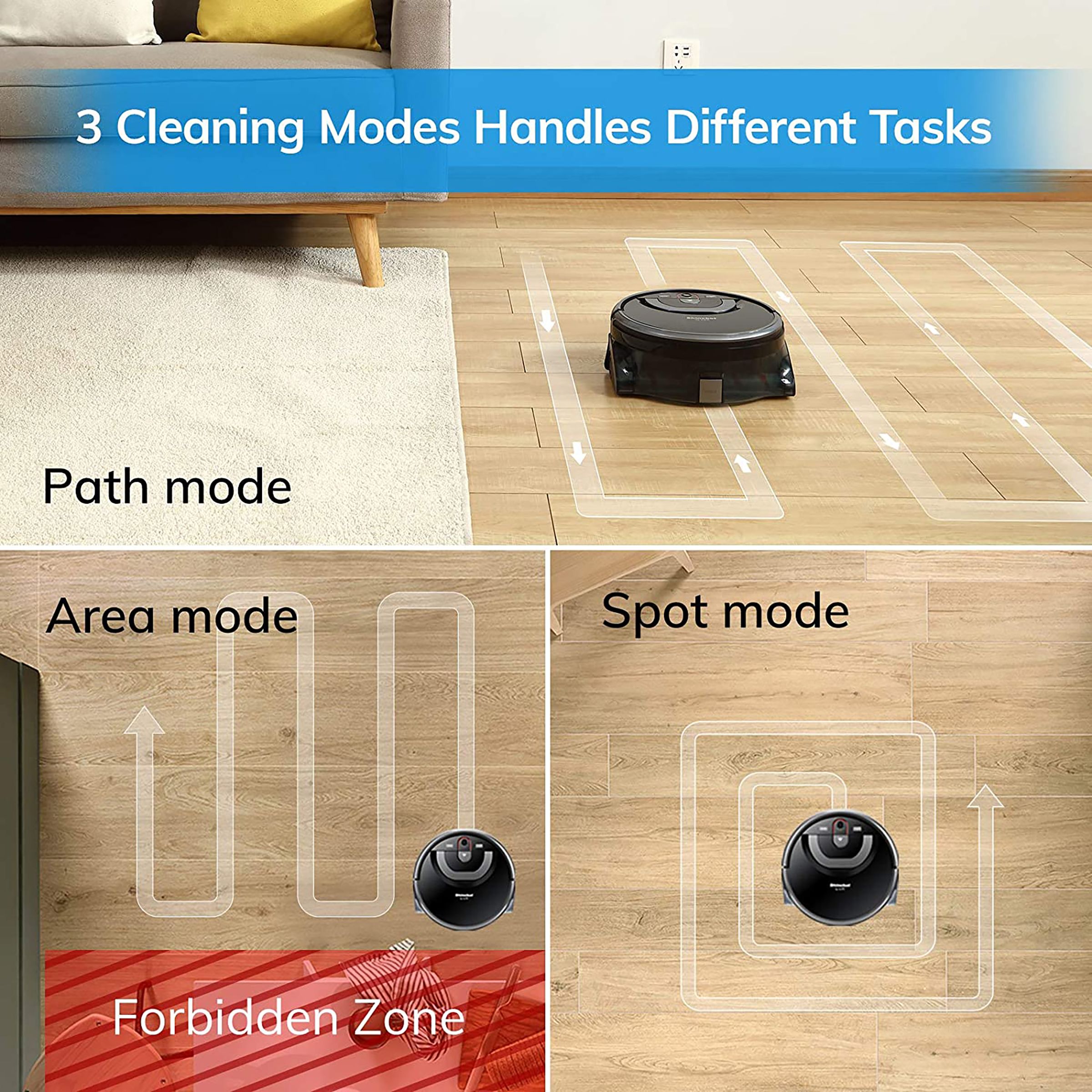 ILIFE Robotic Vacuum Cleaner (W450, Black) ILIFE Robotic Vacuum Cleaner (W450, Black)_8