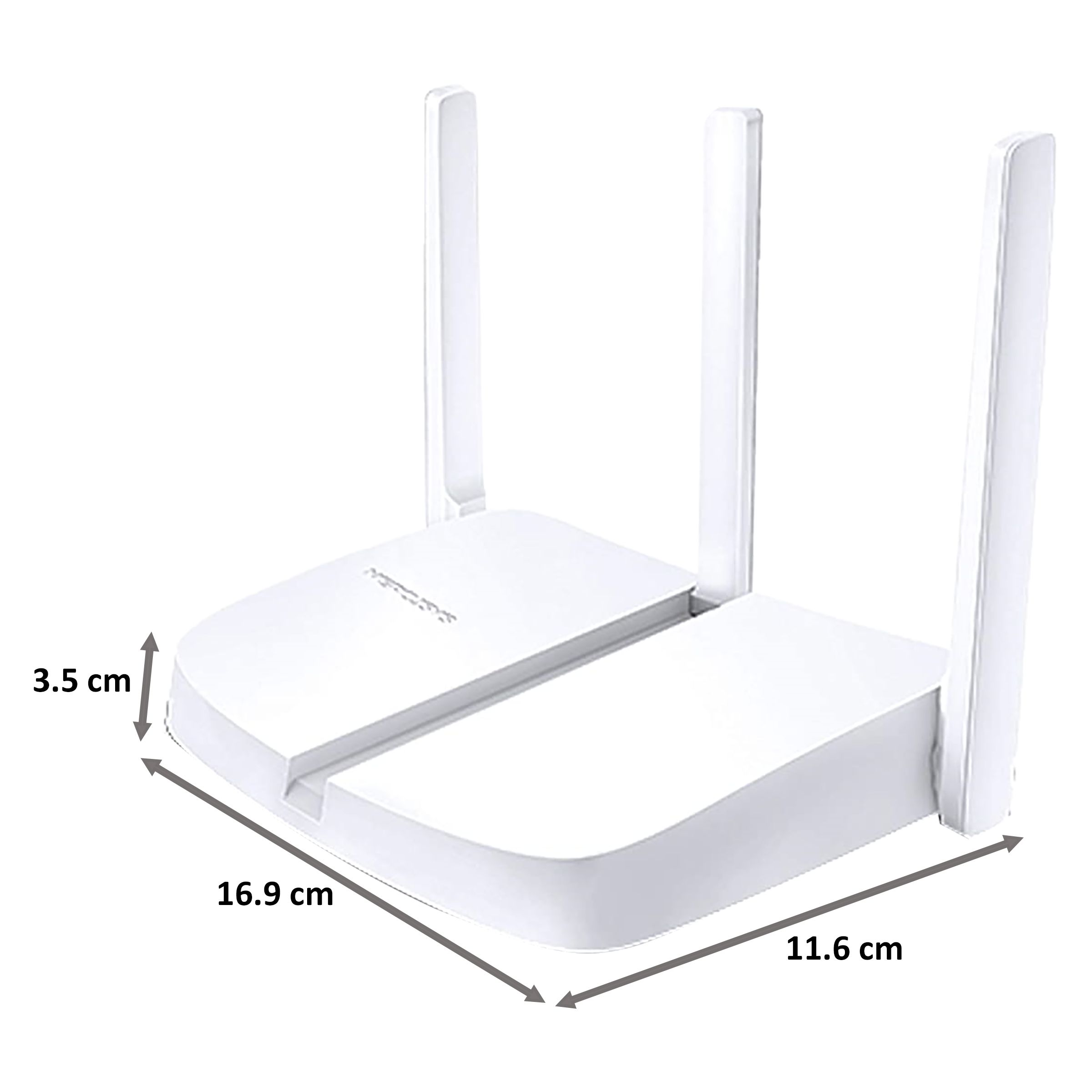 MERCUSYS MW305R-M Single Band Wi-Fi 4 Router (3 Antennas, 3 LAN Ports, SU-MIMO, White)_2