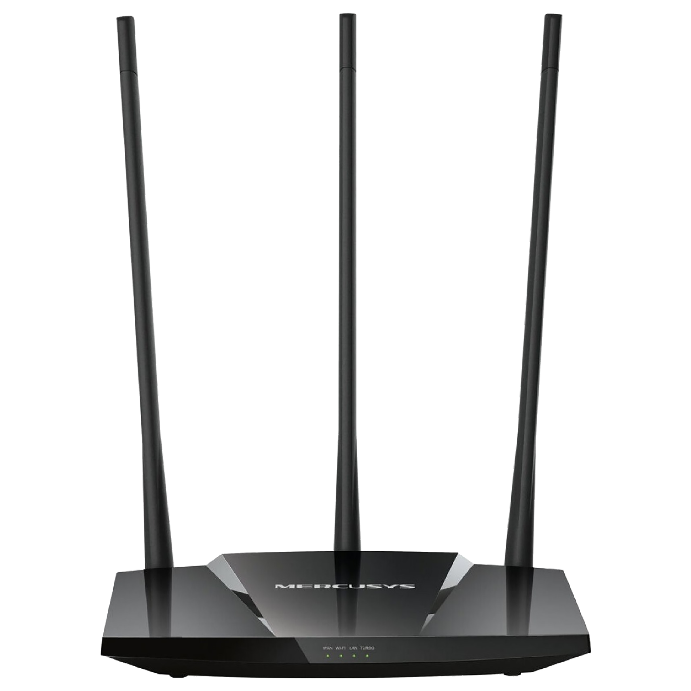 MERCUSYS MW330HP-M Single Band WiFi 4 Router (3 Antennas, 3 LAN Ports, SU-MIMO, Black)_1